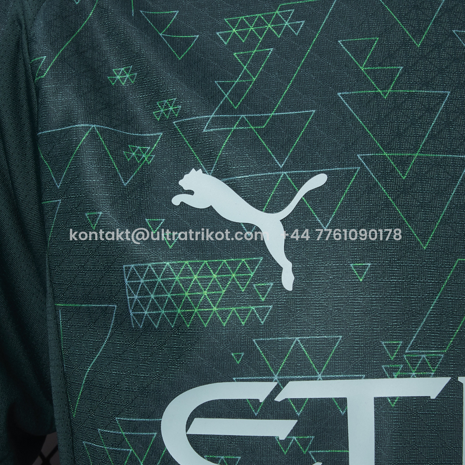 UltraTrikot-Manchester City 25-26 Fourth Green Jersey - Player Version