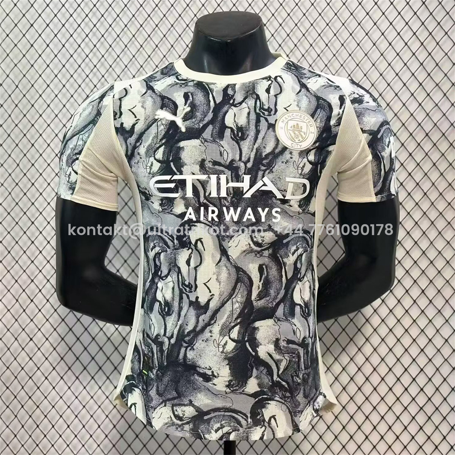 UltraTrikot-Manchester City 25-26 Year of the Horse Ink Painting Special Jersey - Player Version