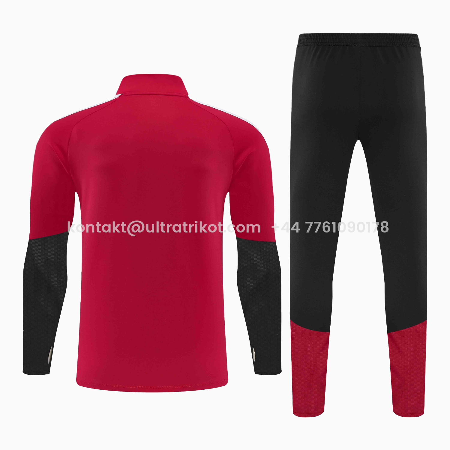 UltraTrikot-Germany 2026 Kids Long Sleeve Training Set - Red Top & Pants