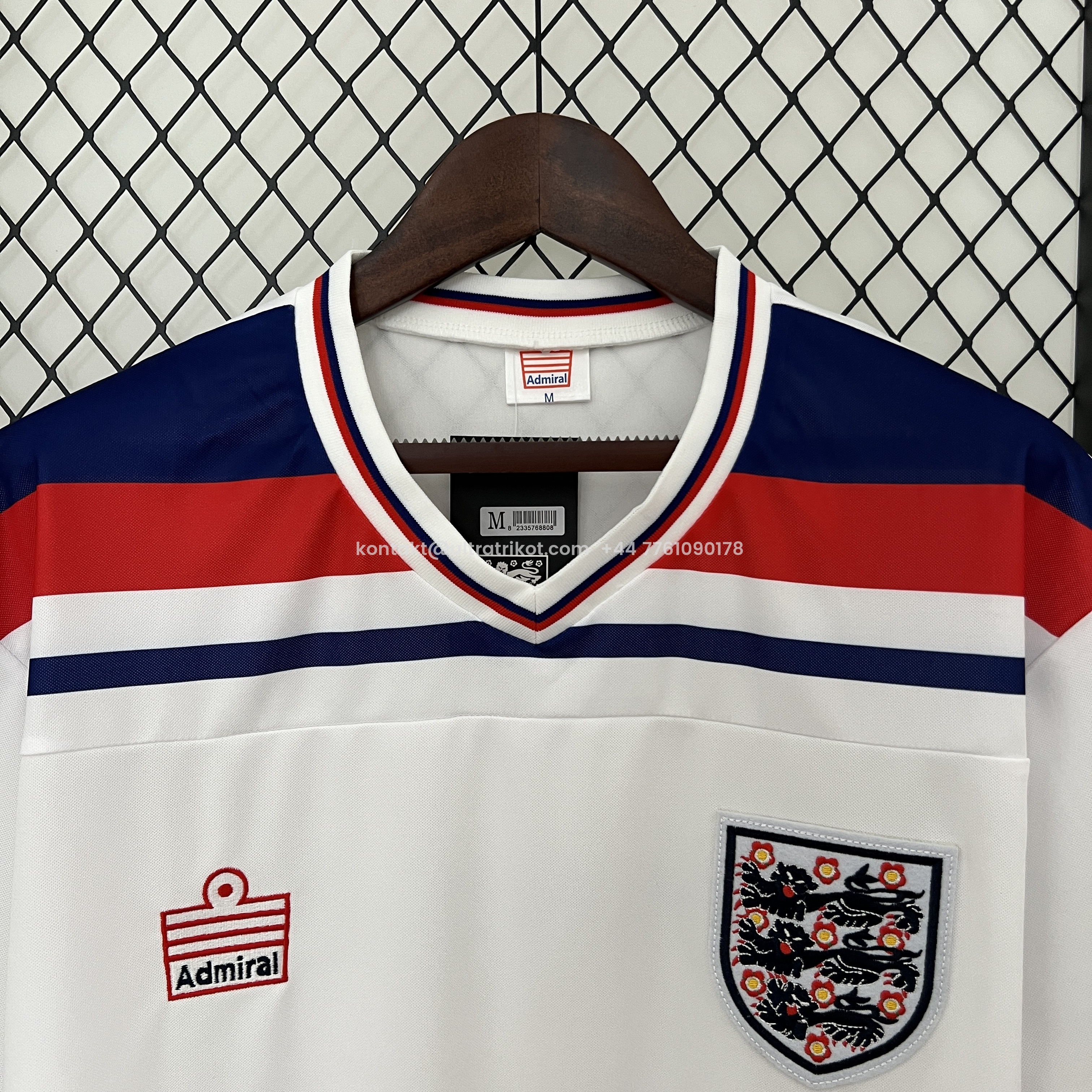 UltraTrikot-Retro England 1982 Home Stadium Jersey