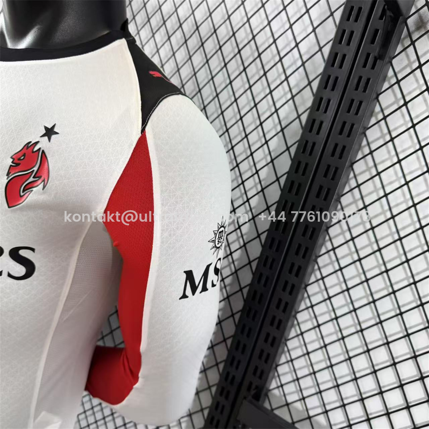 UltraTrikot-AC Milan 25-26 Away White Long Sleeves Jersey - Player Version