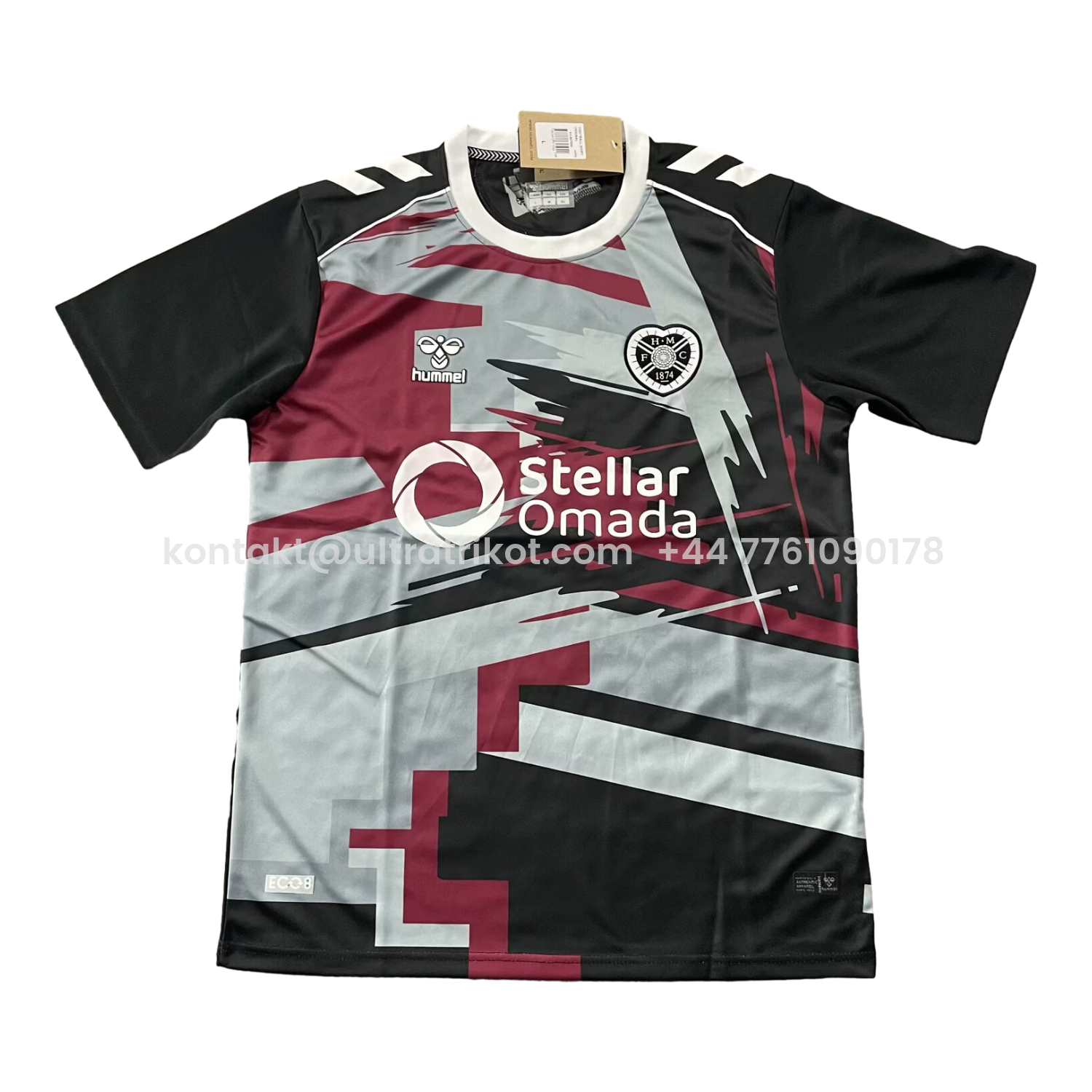 UltraTrikot-Hearts Heart of Midlothian 25-26 Black Goalkeeper Jersey - Fans Version