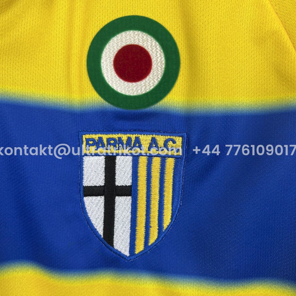 UltraTrikot-Retro Parma 1999-00 Home Jersey - Fans Version