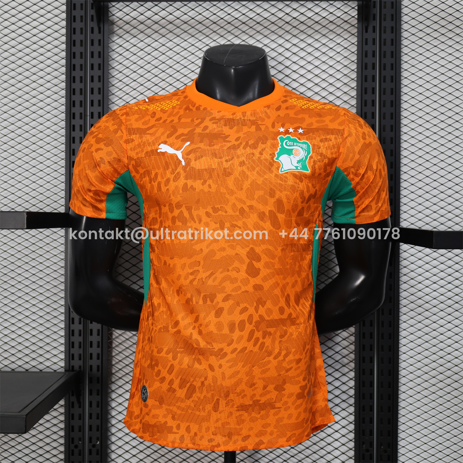 UltraTrikot-Ivory Coast 2026 Home Orange Jersey - Player Version