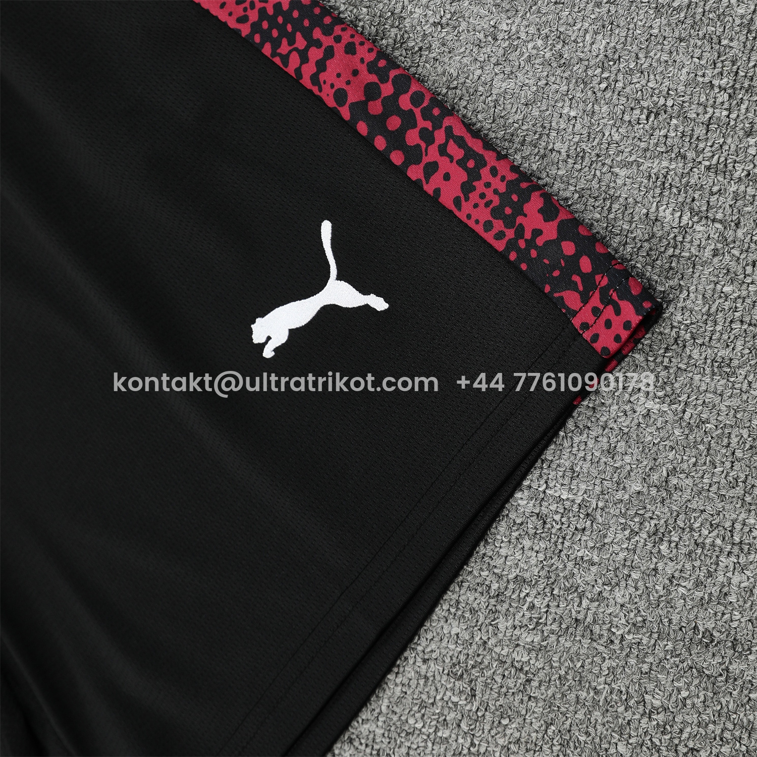 UltraTrikot-RB Leipzig 25-26 Short-Sleeve Training Set- Red Top & Black Shorts