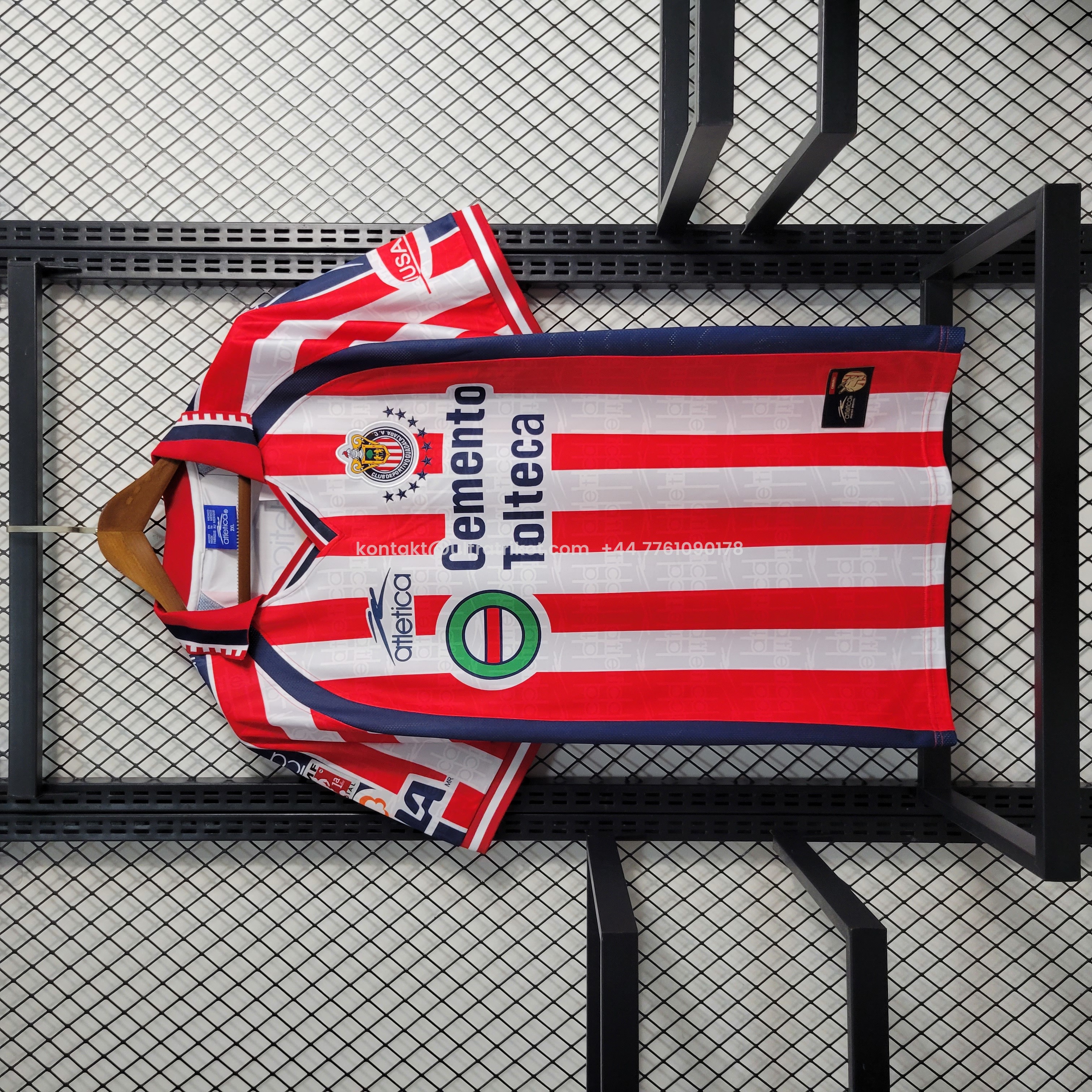 UltraTrikot-Retro Chivas de Guadalajara 99-00 Home Stadium Jersey
