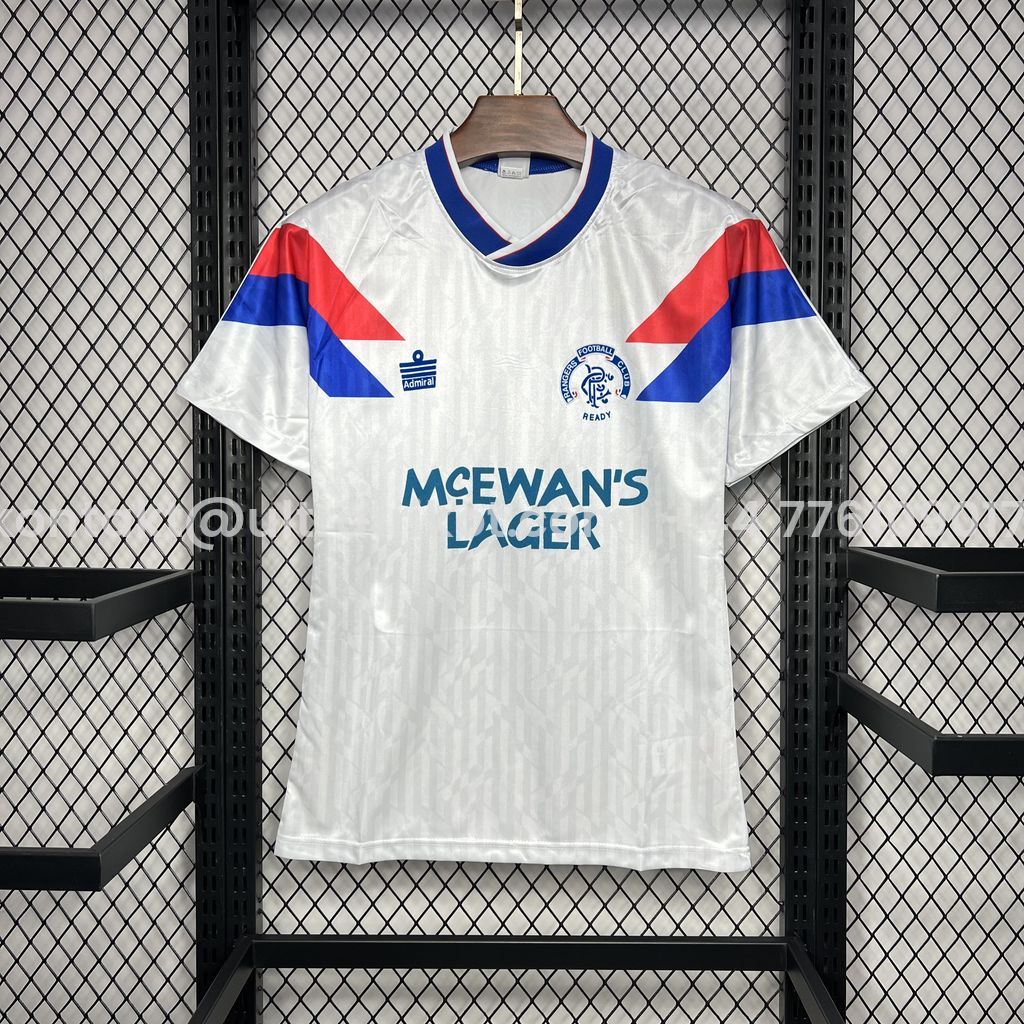 UltraTrikot-Retro Glasgow Rangers 1990-92 Away Jersey