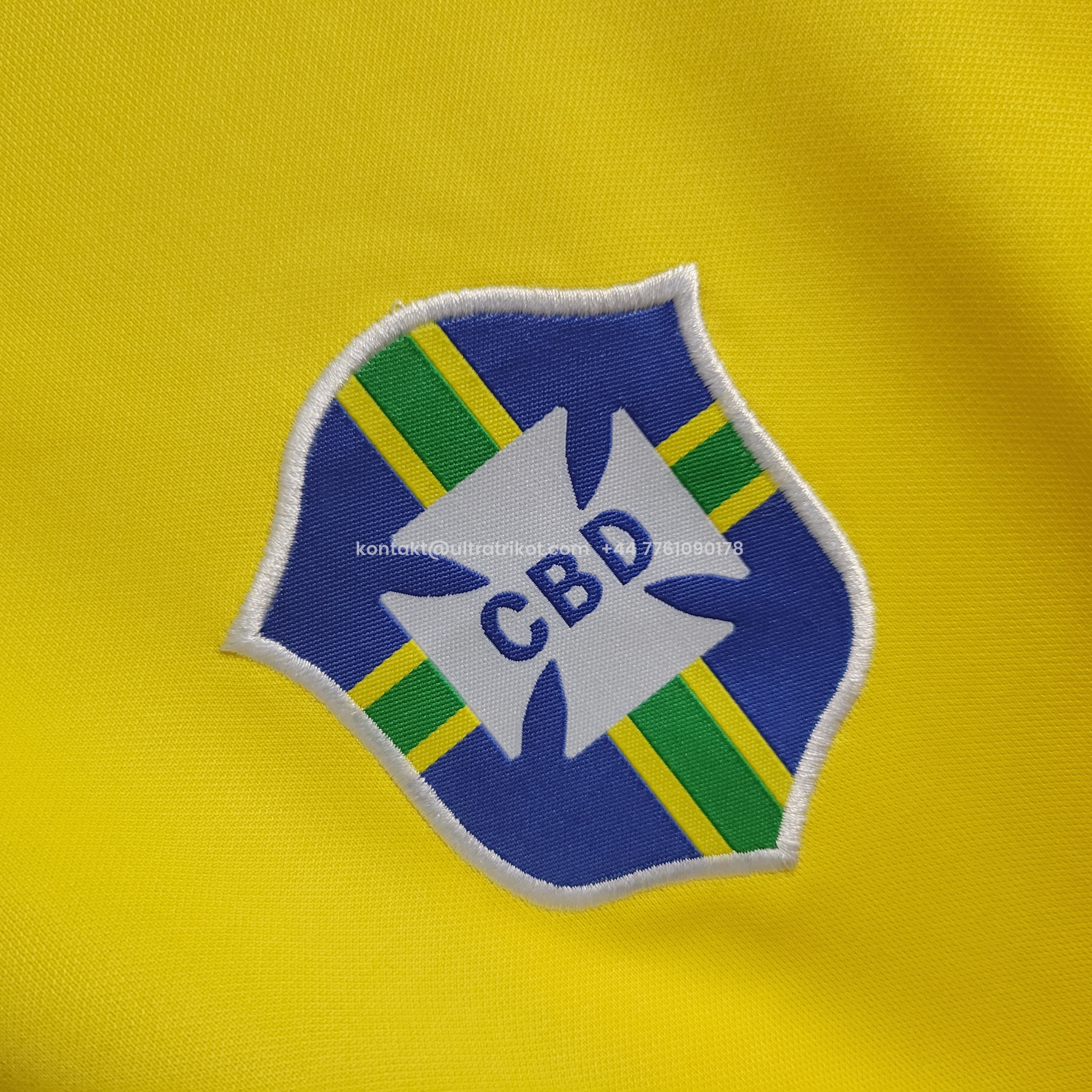 UltraTrikot-Retro Brazil 1970 Home Stadium Jersey