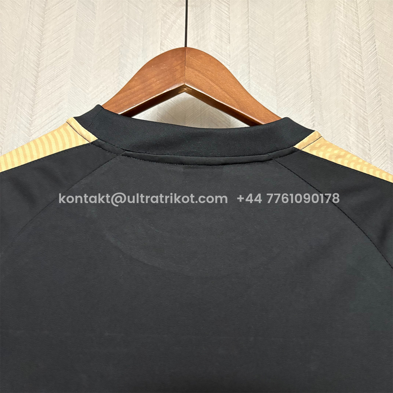 UltraTrikot-Vasco da Gama 25-26 Black Training Jersey - Fans Version