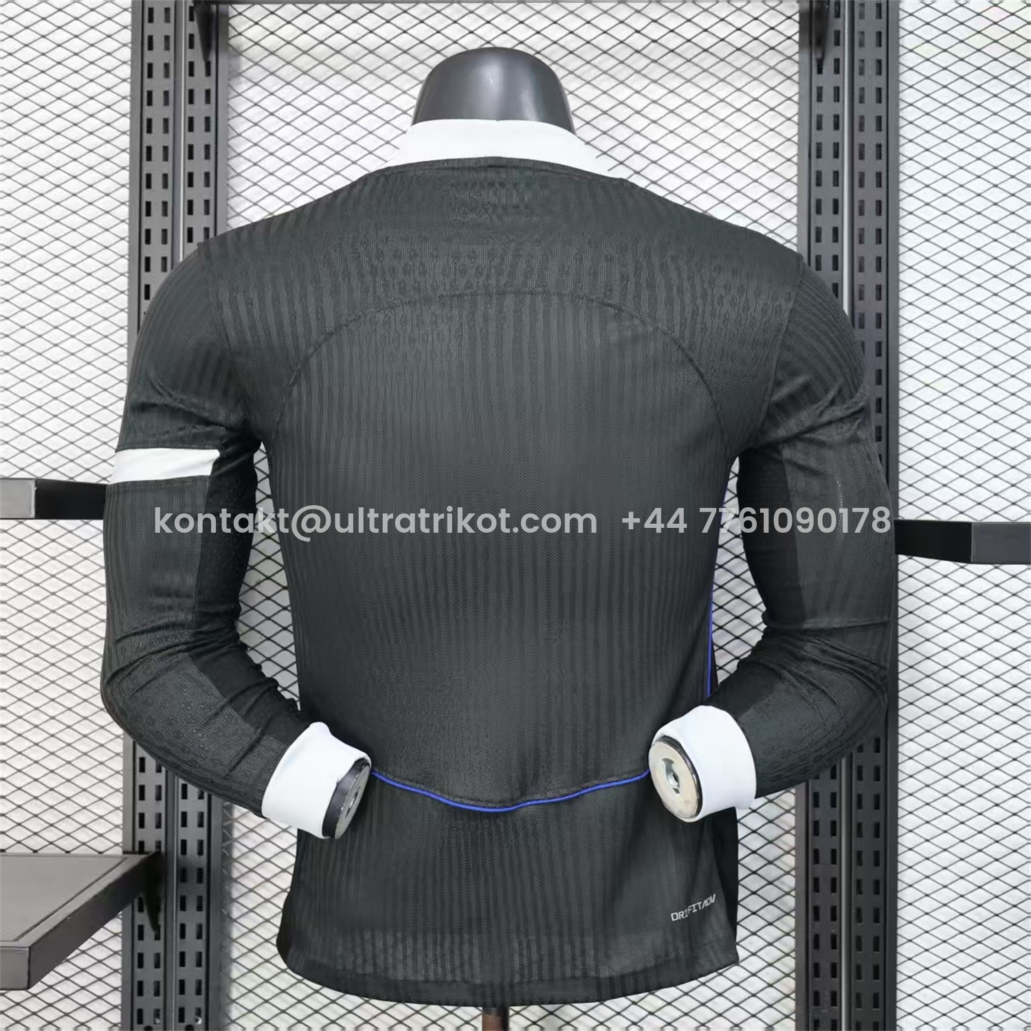 UltraTrikot-C.H.E.L.S.E.A 25-26 Third Long Unsponsored Black Jersey - Player Version