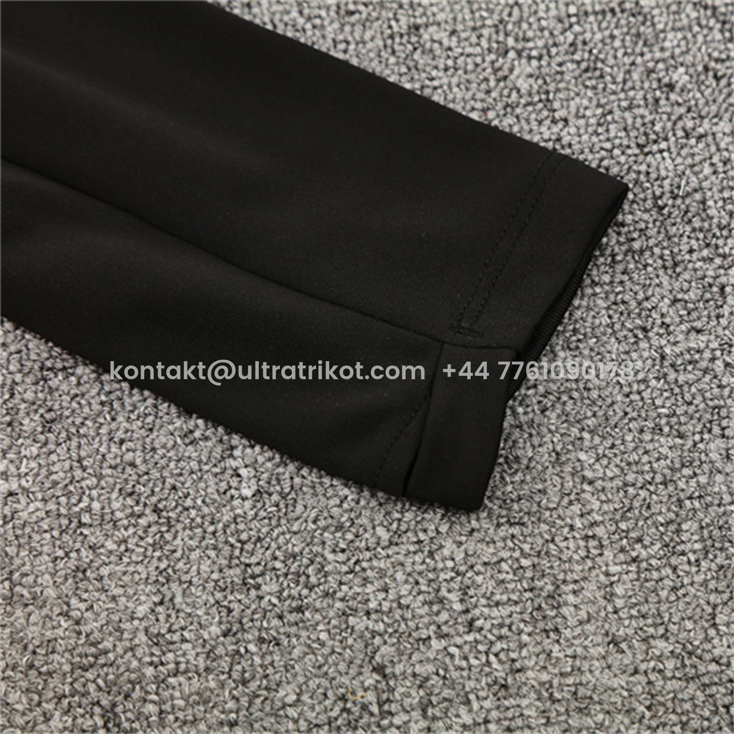 UltraTrikot-Barcelona 25-26 X KB Kids Long Sleeve Training Set - Black Top & Black Pants