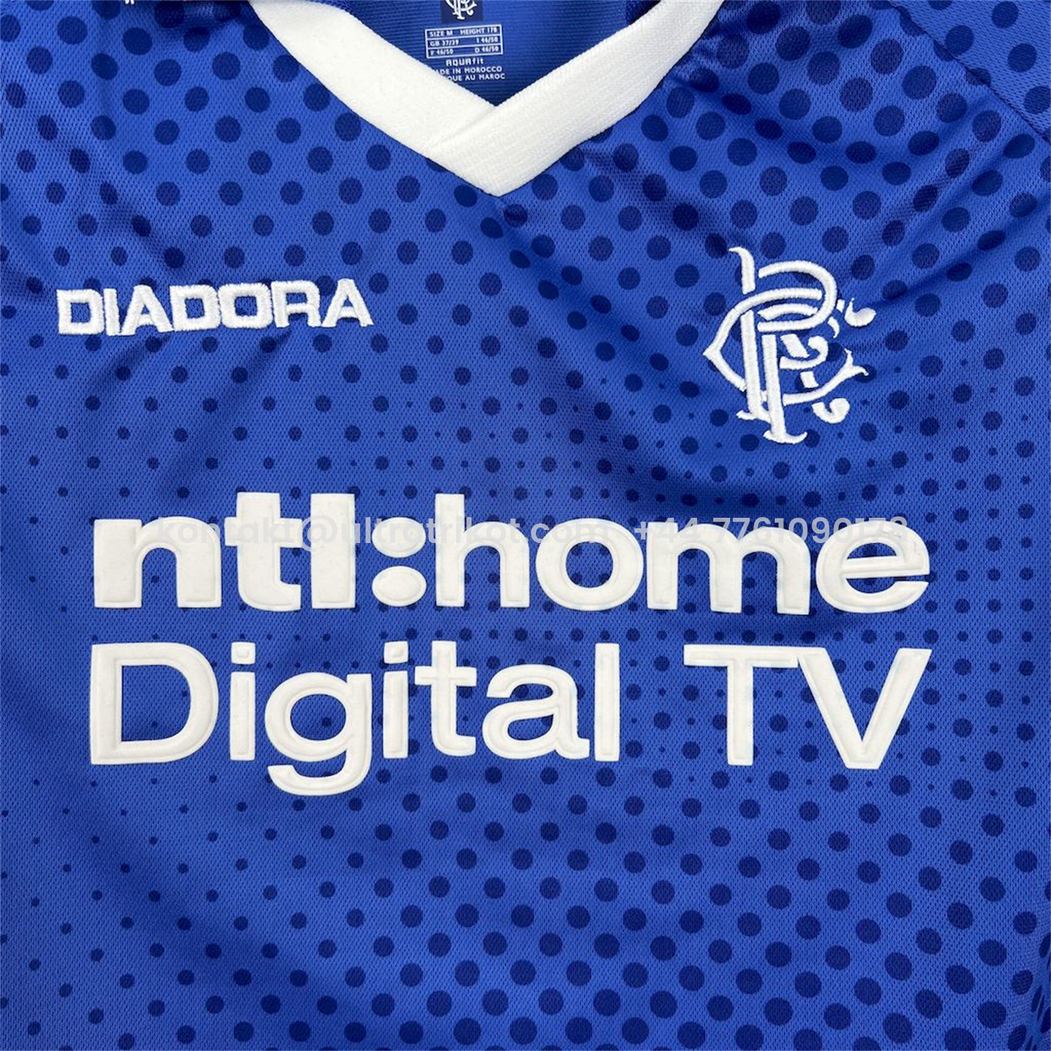 UltraTrikot-Retro Glasgow Rangers 2002-03 Home Jersey