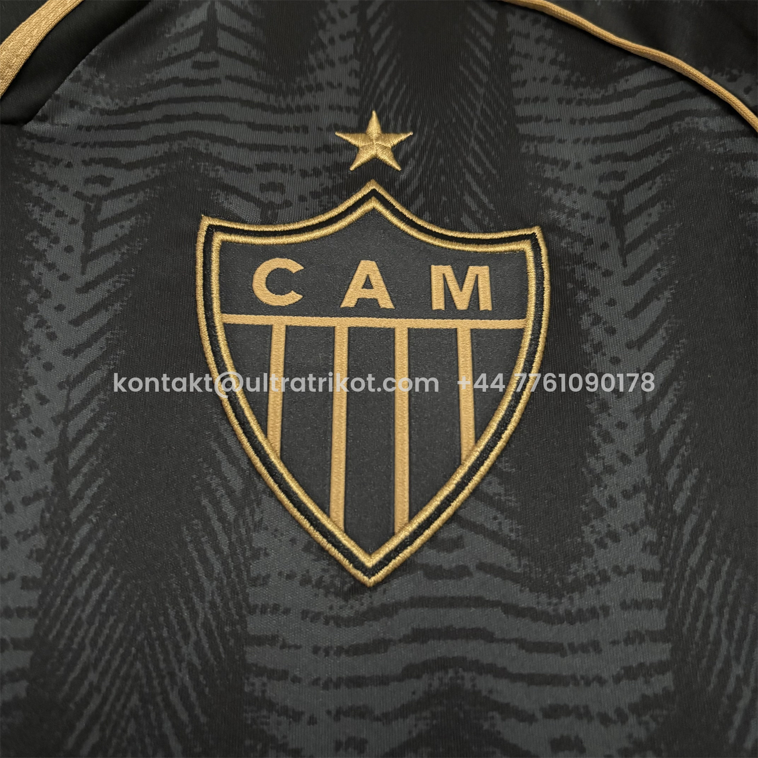 UltraTrikot-Atletico Mineiro 25-26 Third Black And Gold Jersey - Fans Version