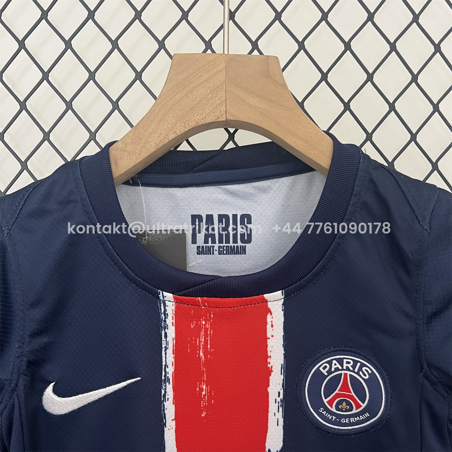 UltraTrikot-Paris Saint-Germain PSG 24-25 Champions League Final Home Kids Kit