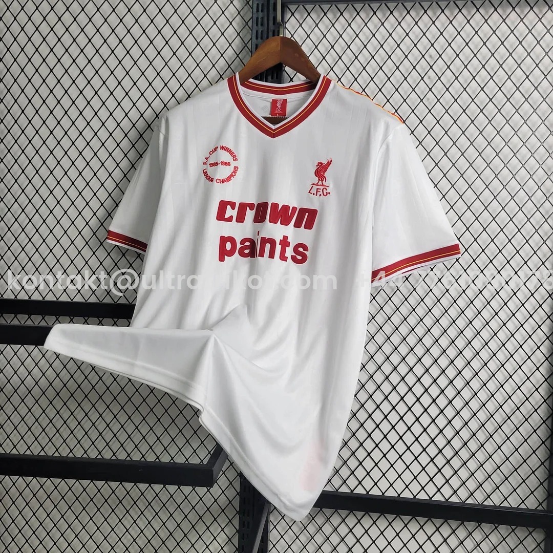 UltraTrikot-Retro Liver.pool 1986-87 Away Stadium Jersey