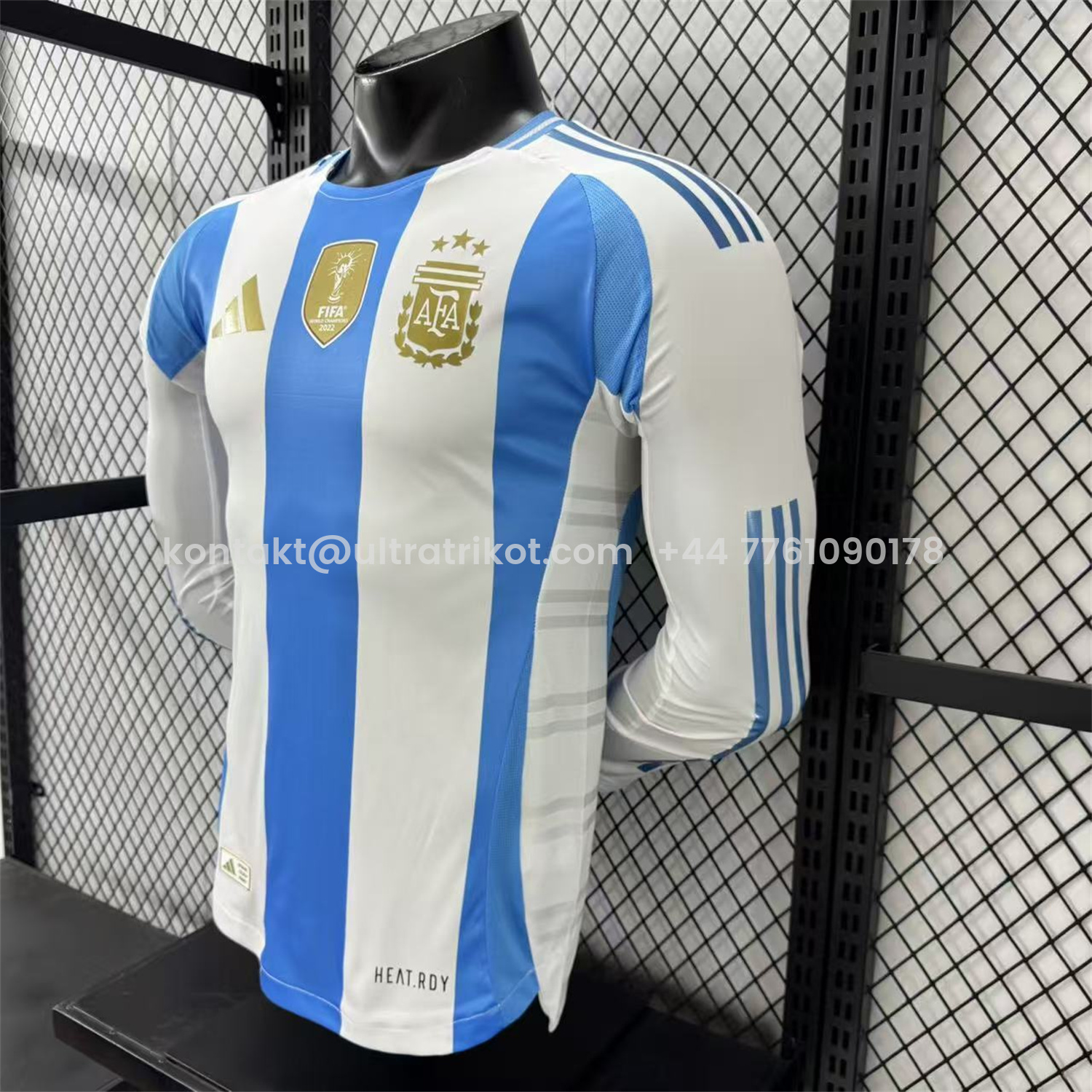 UltraTrikot-Argentina 2024 Home Long Sleeves Jersey - Player Version