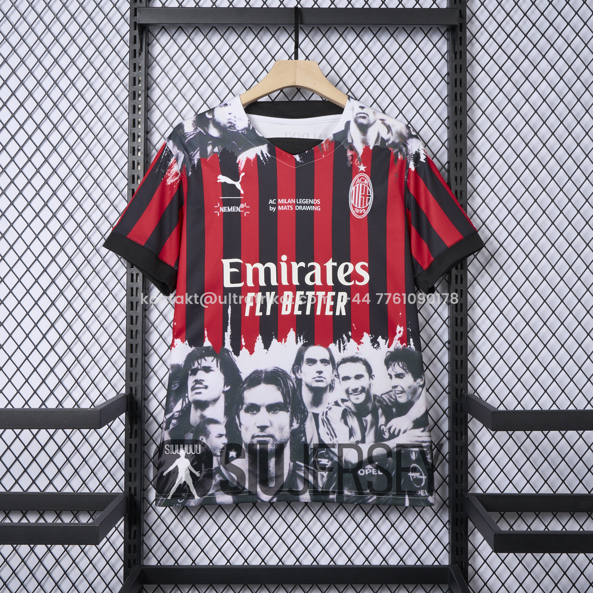 UltraTrikot-Retro AC Milan 22-23 Legendary Stars Special Edition Jersey - Fans Version