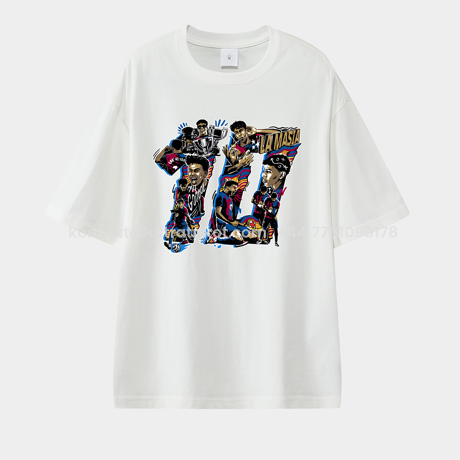UltraTrikot-LAMINE YAMAL - Barcelona No. 10 Glories Collage 2025 Unisex Pure Cotton T-shirt