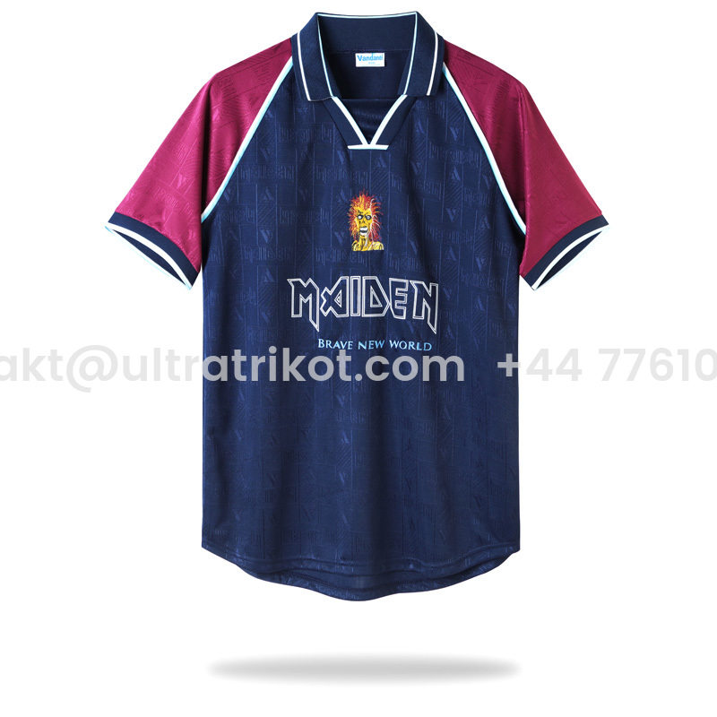 UltraTrikot-Retro Iron Maiden 1999-01 Home Stadium Jersey