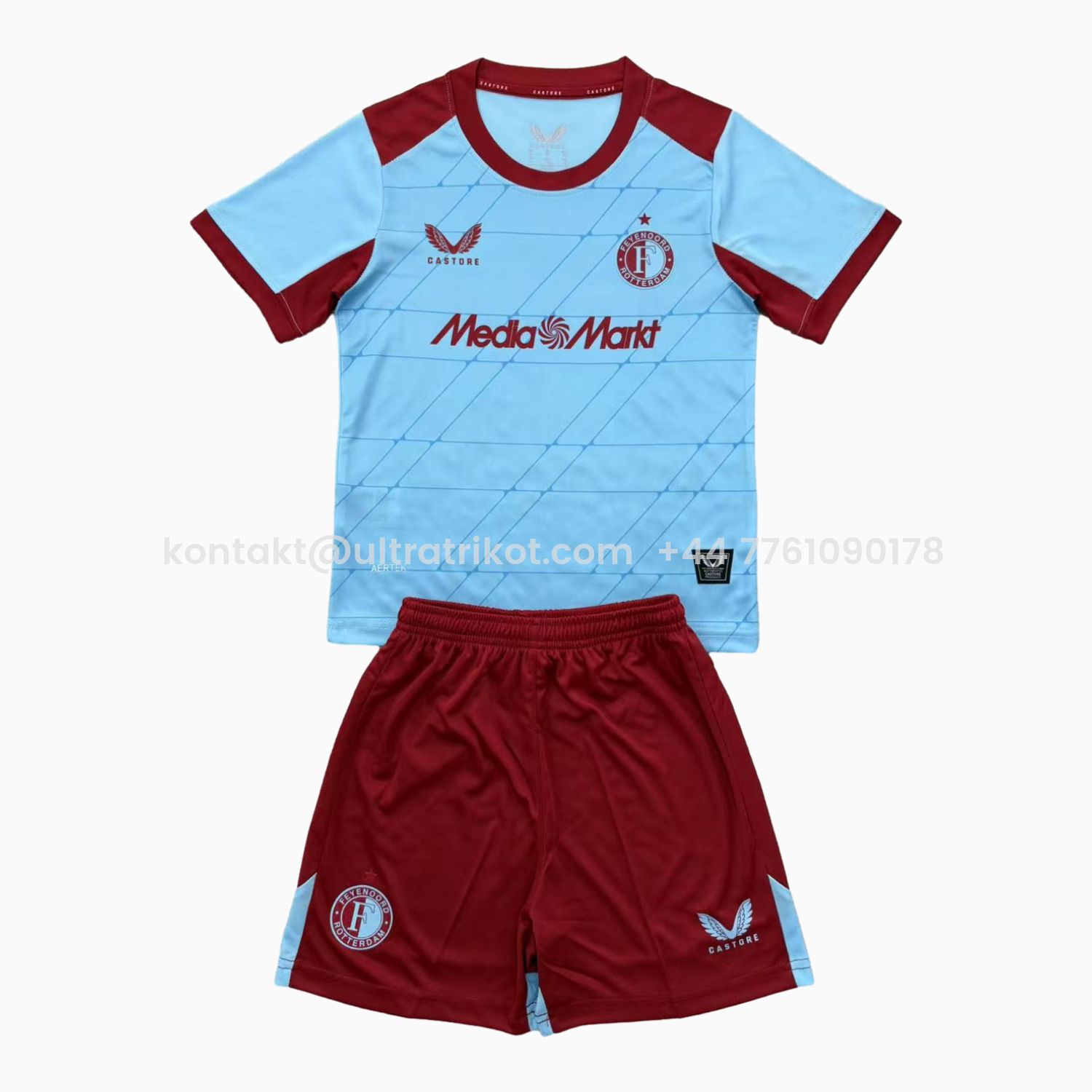 UltraTrikot-Feyenoord 25-26 Third Men's Adult Jersey Set - Fans Version