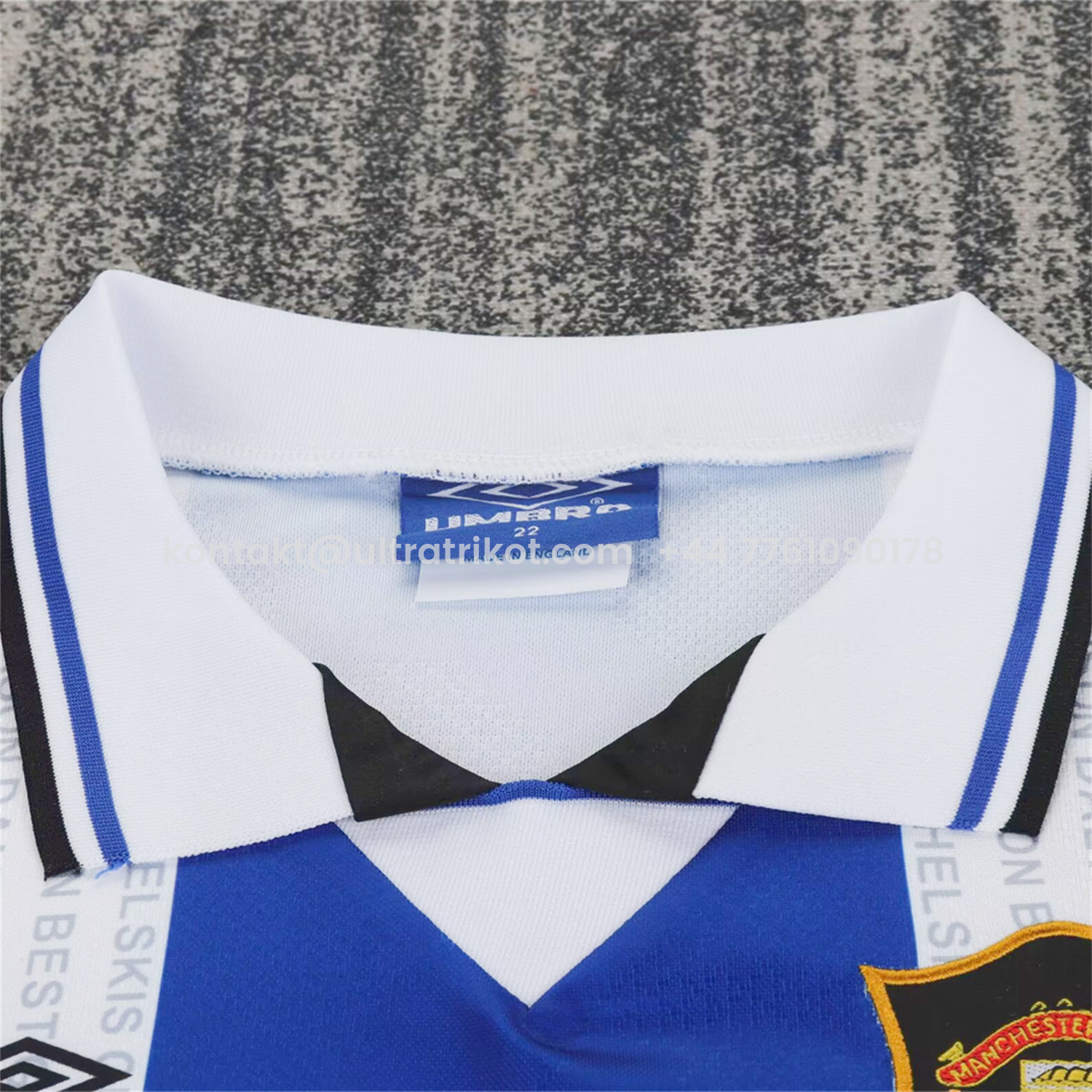 UltraTrikot-Retro Manchester United 94-96 Away Kids Kit