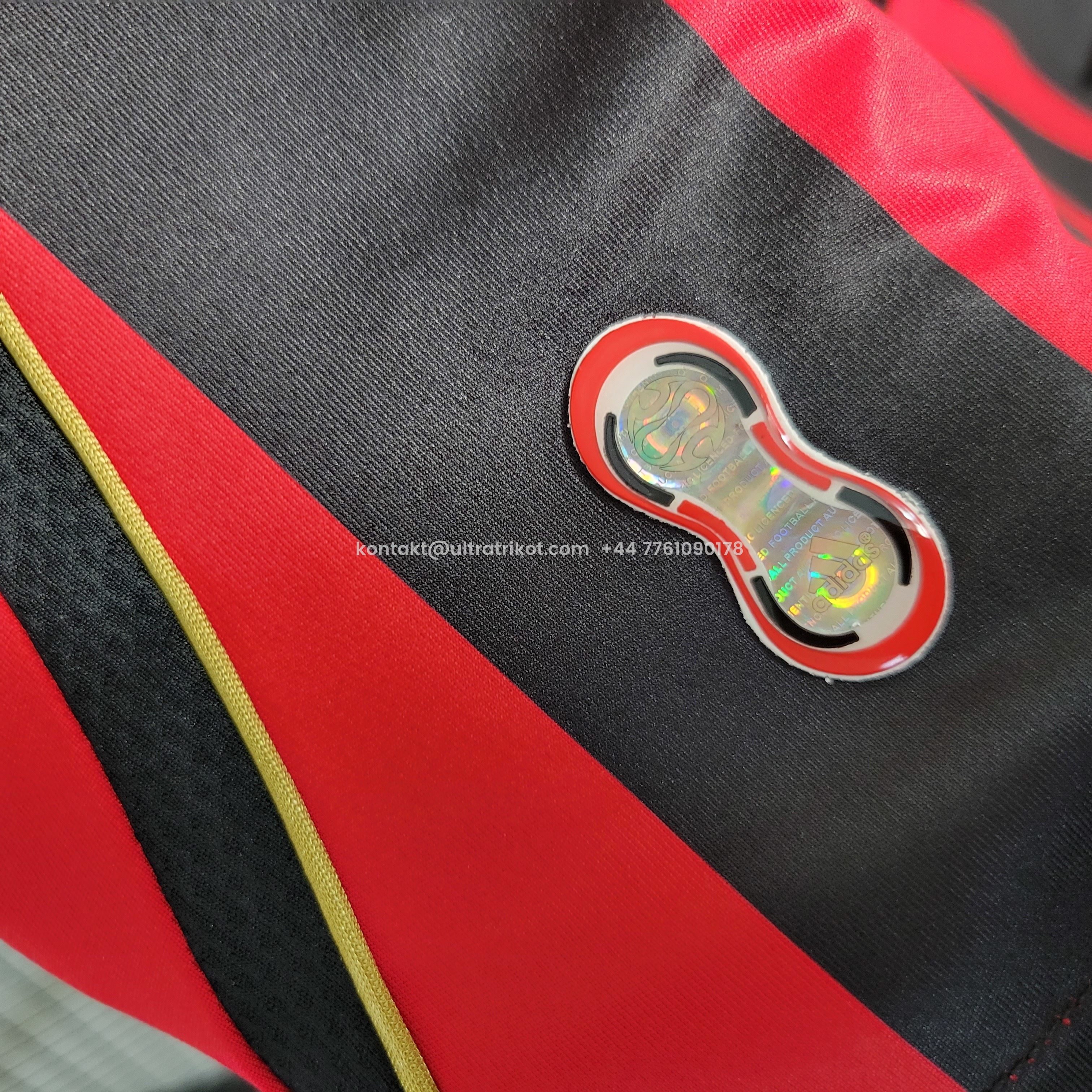 UltraTrikot-Retro AC Milan 06-07 Home Stadium Long Sleeve Jersey