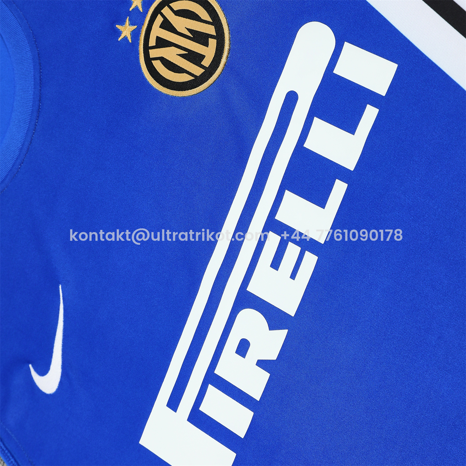 UltraTrikot-Inter Milan 25-26 Vest Training Set - Blue Vest & Black Shorts