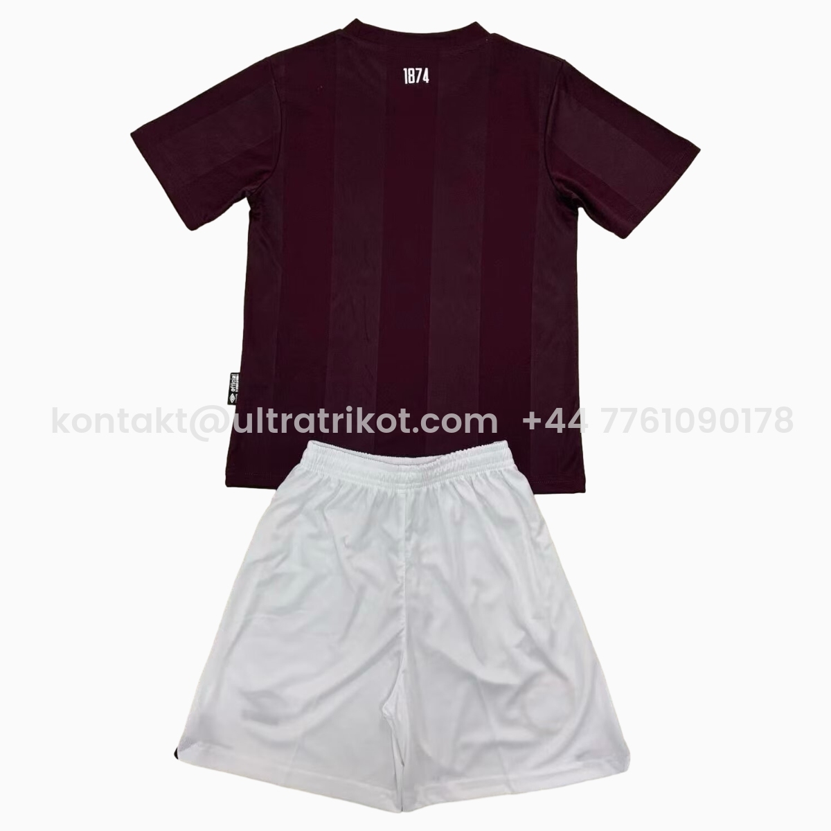 UltraTrikot-Hearts Heart of Midlothian 24-25 Home Men's Adult Jersey Set - Fans Version