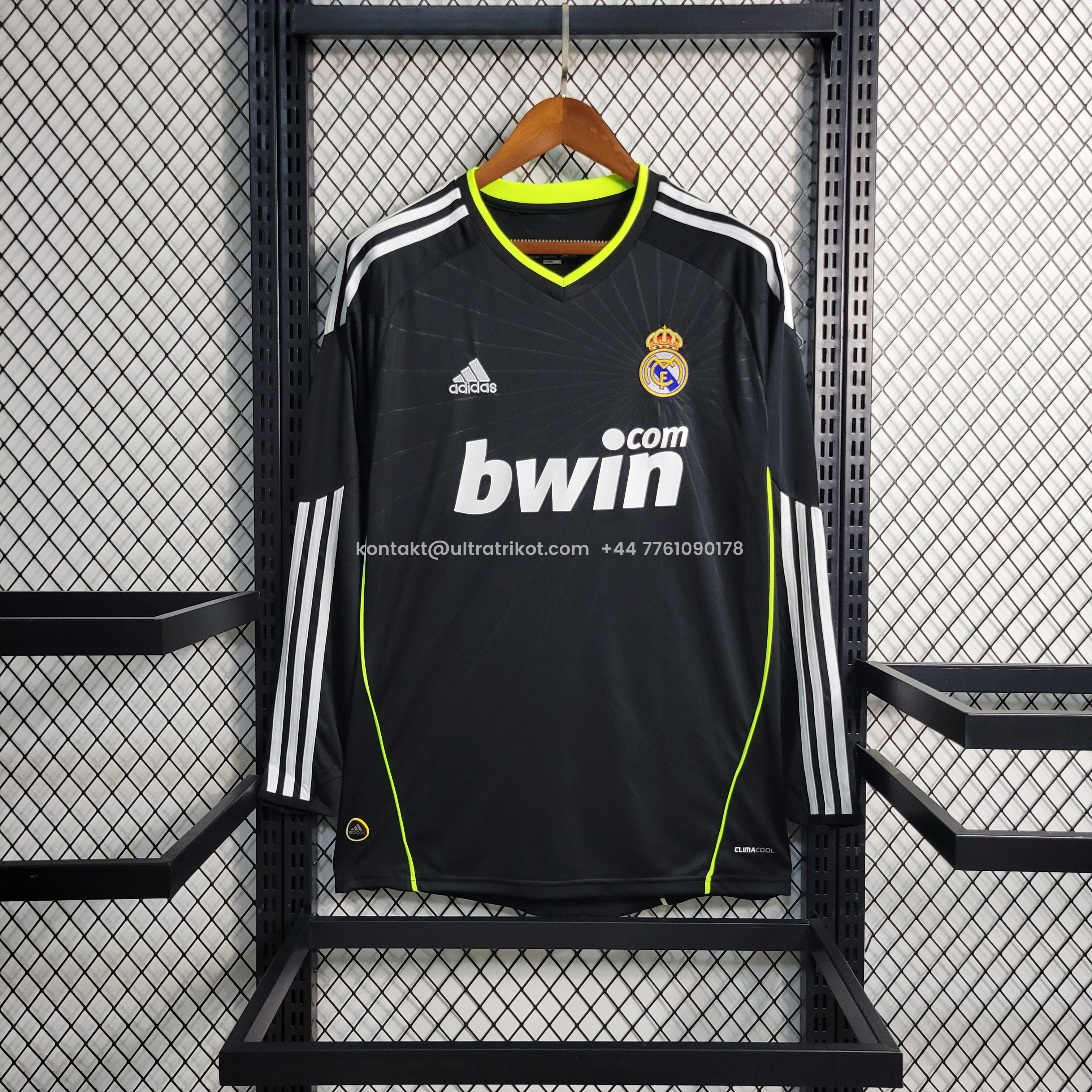 UltraTrikot-Retro Real Madrid 10-11 Away Stadium Long Sleeve Jersey