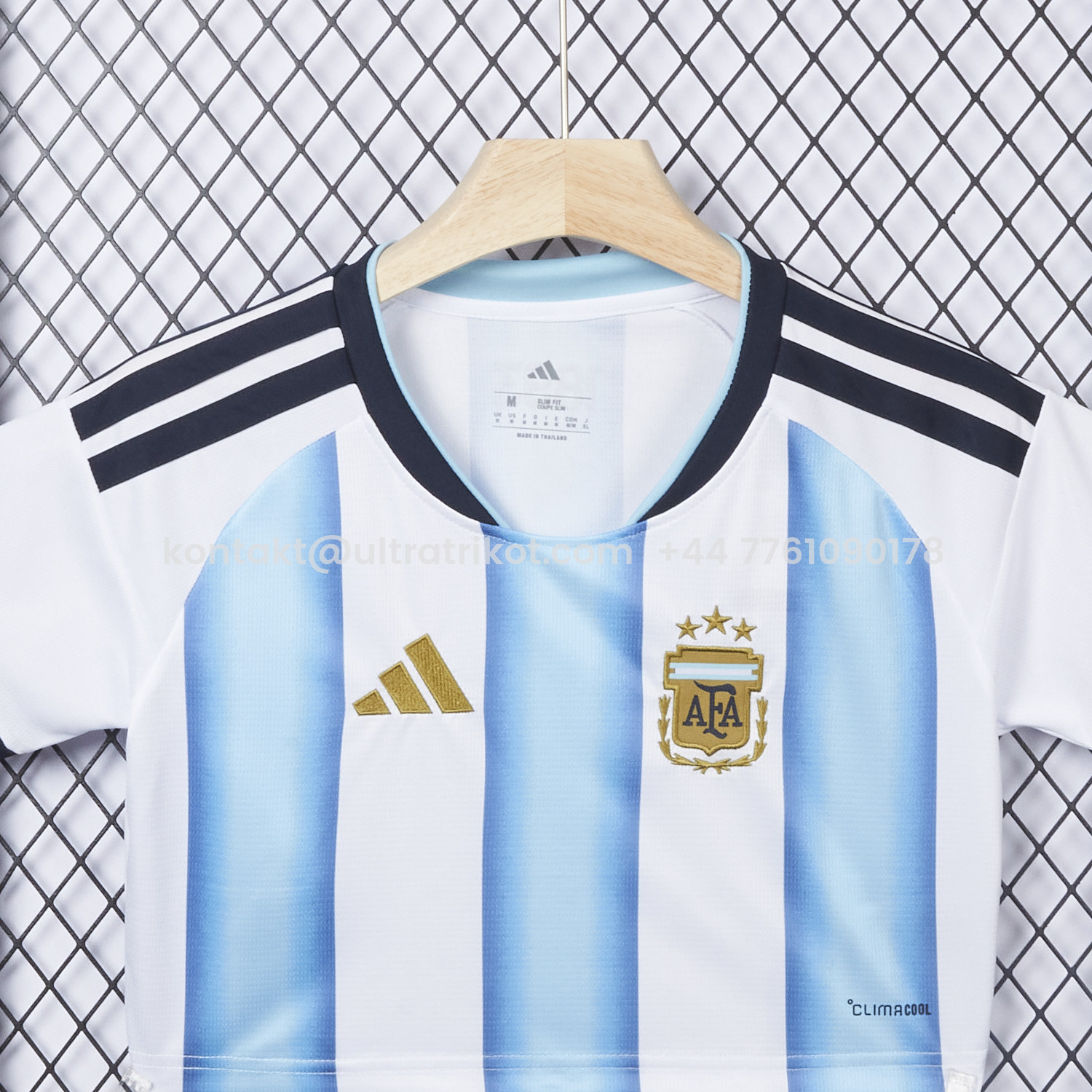 UltraTrikot-Women's Argentina 2026 Home Cropped Jersey