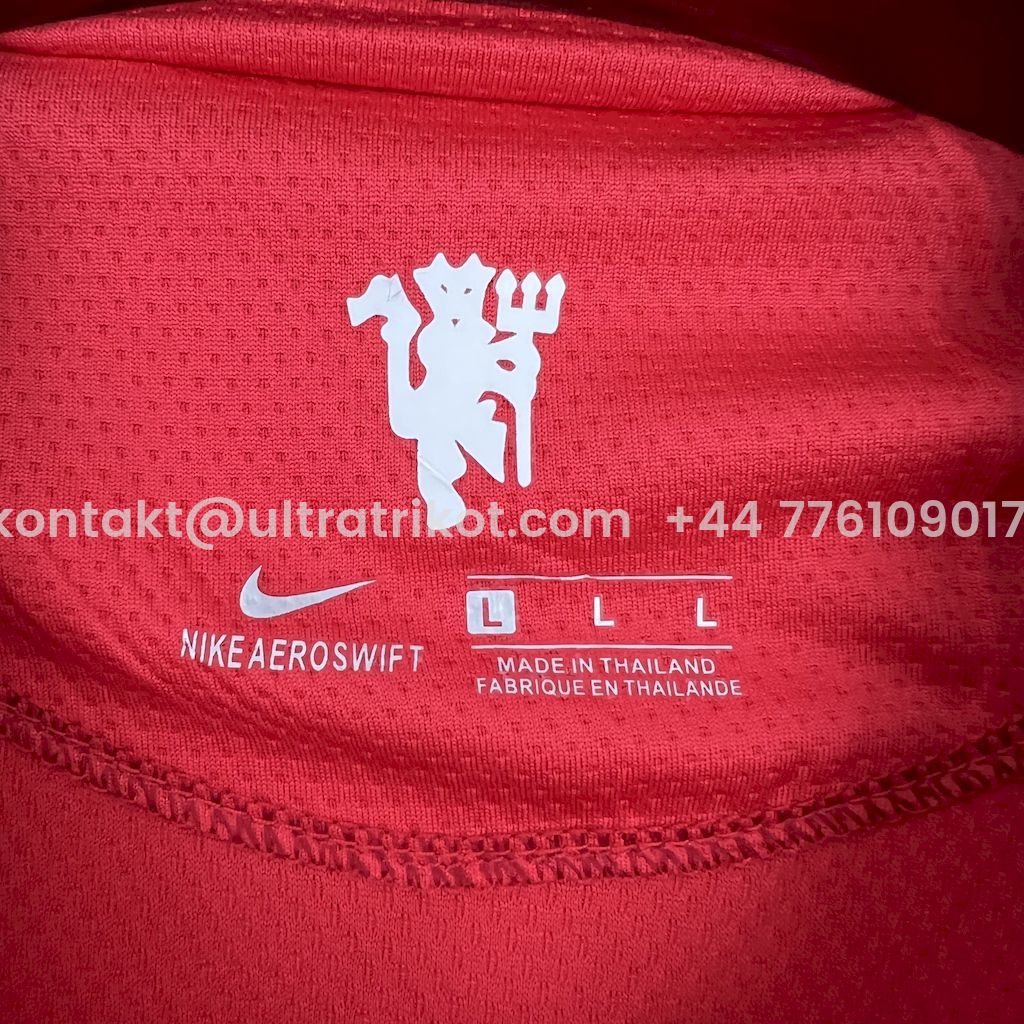 UltraTrikot-Retro Manchester United 07-08 Champions League Final Home Long Sleeve Jersey