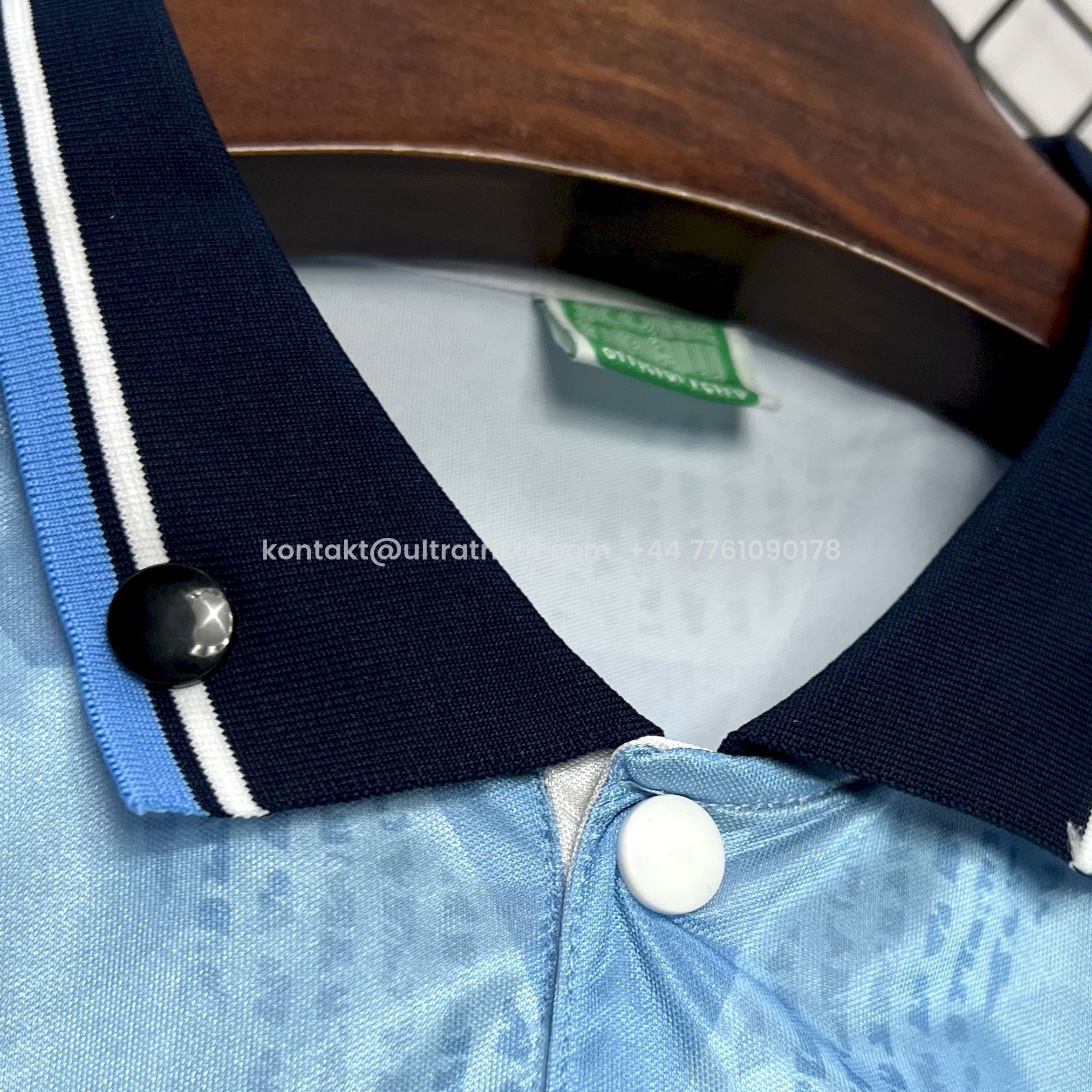 UltraTrikot-Retro Manchester City 1989-91 Home Jersey