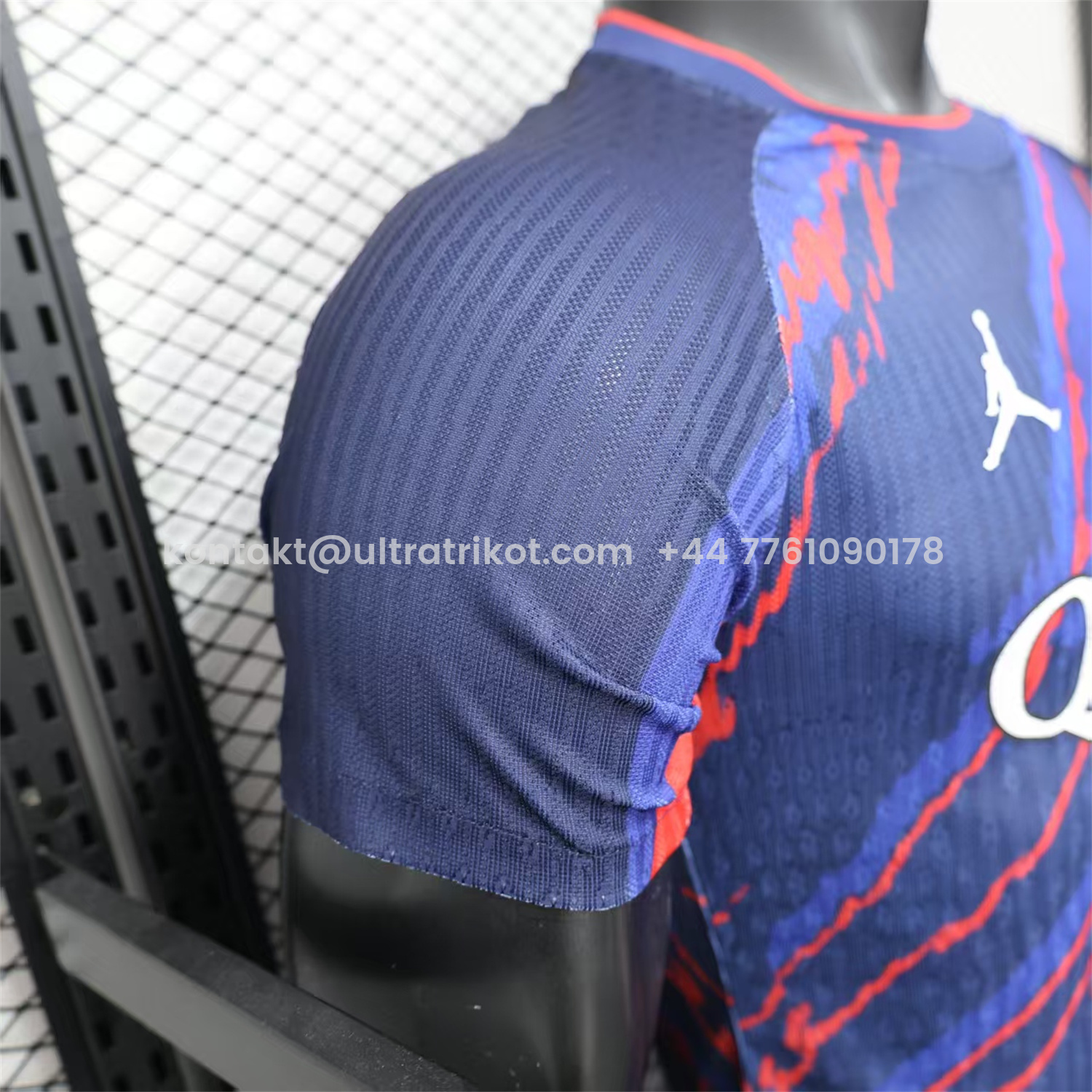 UltraTrikot-Paris Saint-Germain PSG X JD 25-26 Red Line Blue Special Edition Jersey - Player Version
