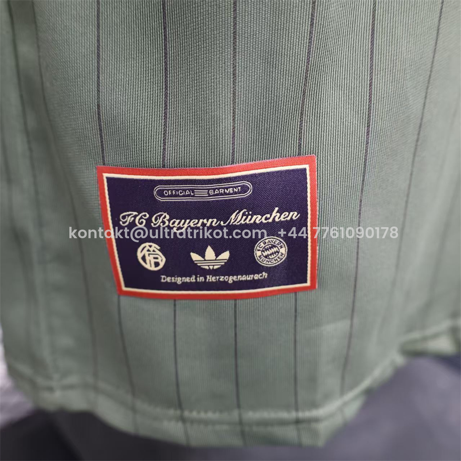 UltraTrikot-Bayern Munich 25-26 Trefoil Grey Green Travel Jersey - Player Version