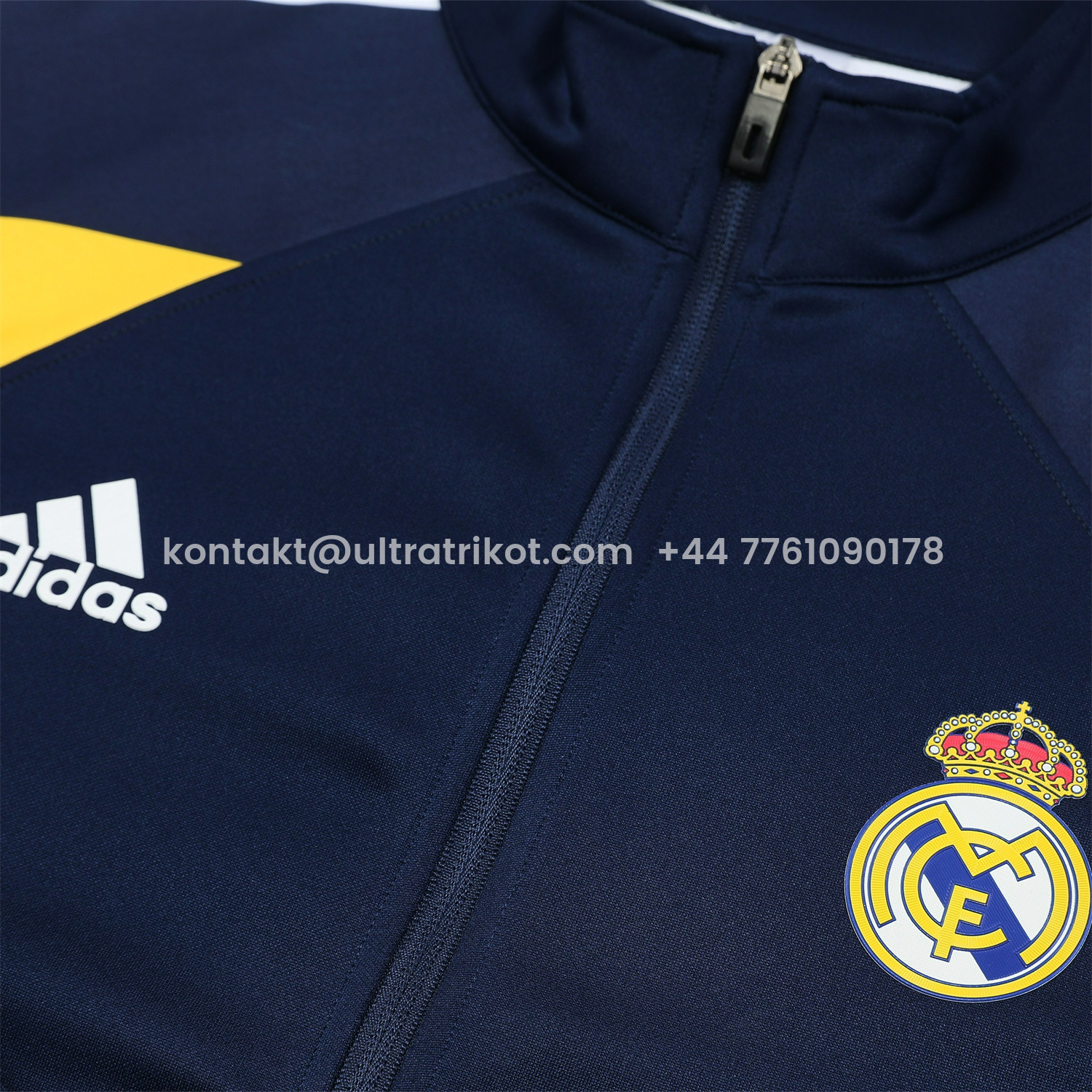 UltraTrikot-Real Madrid 25-26 Jacket Training Tracksuit - Deep Blue Jackets & Deep Blue Pants