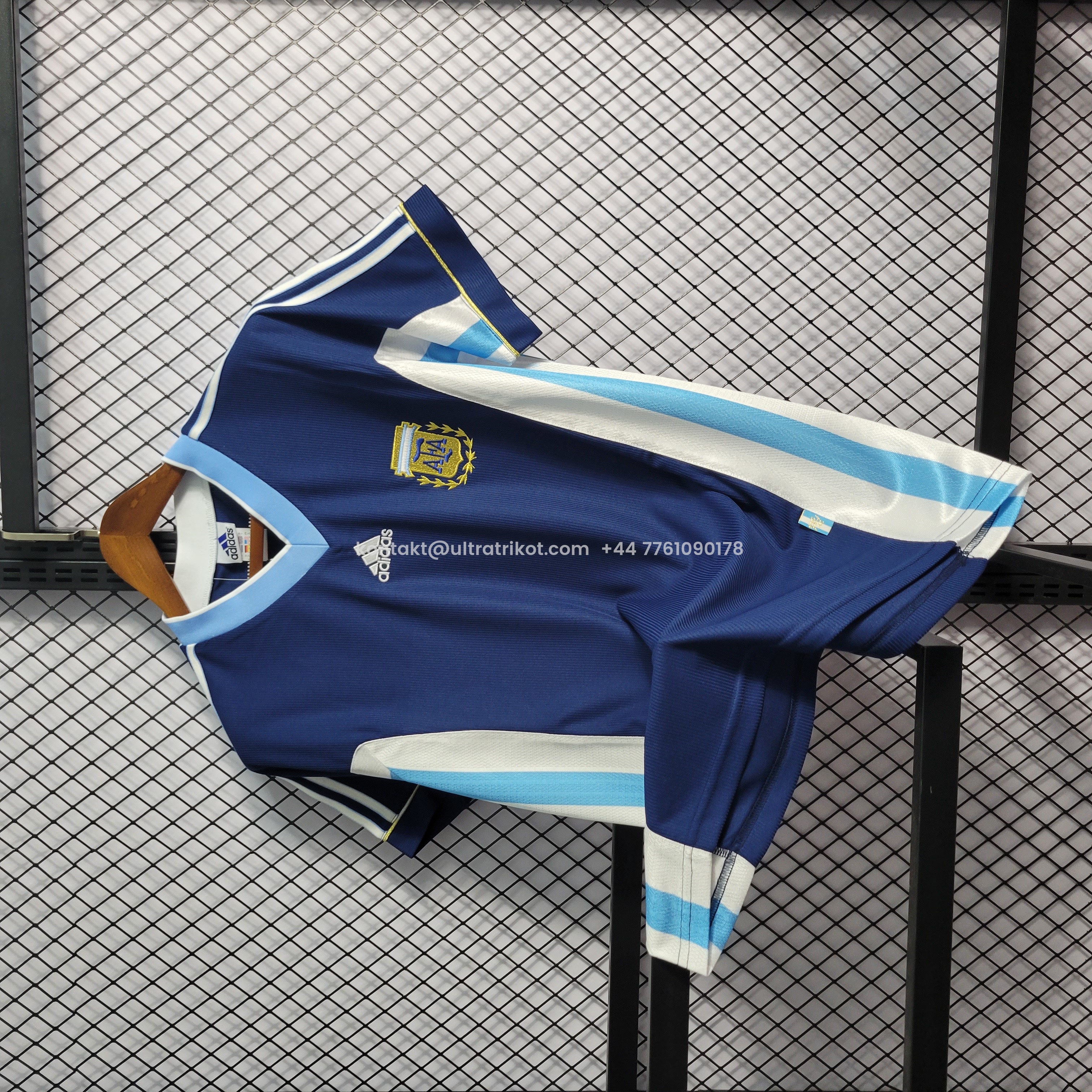 UltraTrikot-Retro Argentina 1998 Away Stadium Jersey