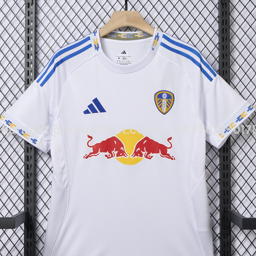 UltraTrikot-Leeds United 25-26 Home White Jersey - Fans Version