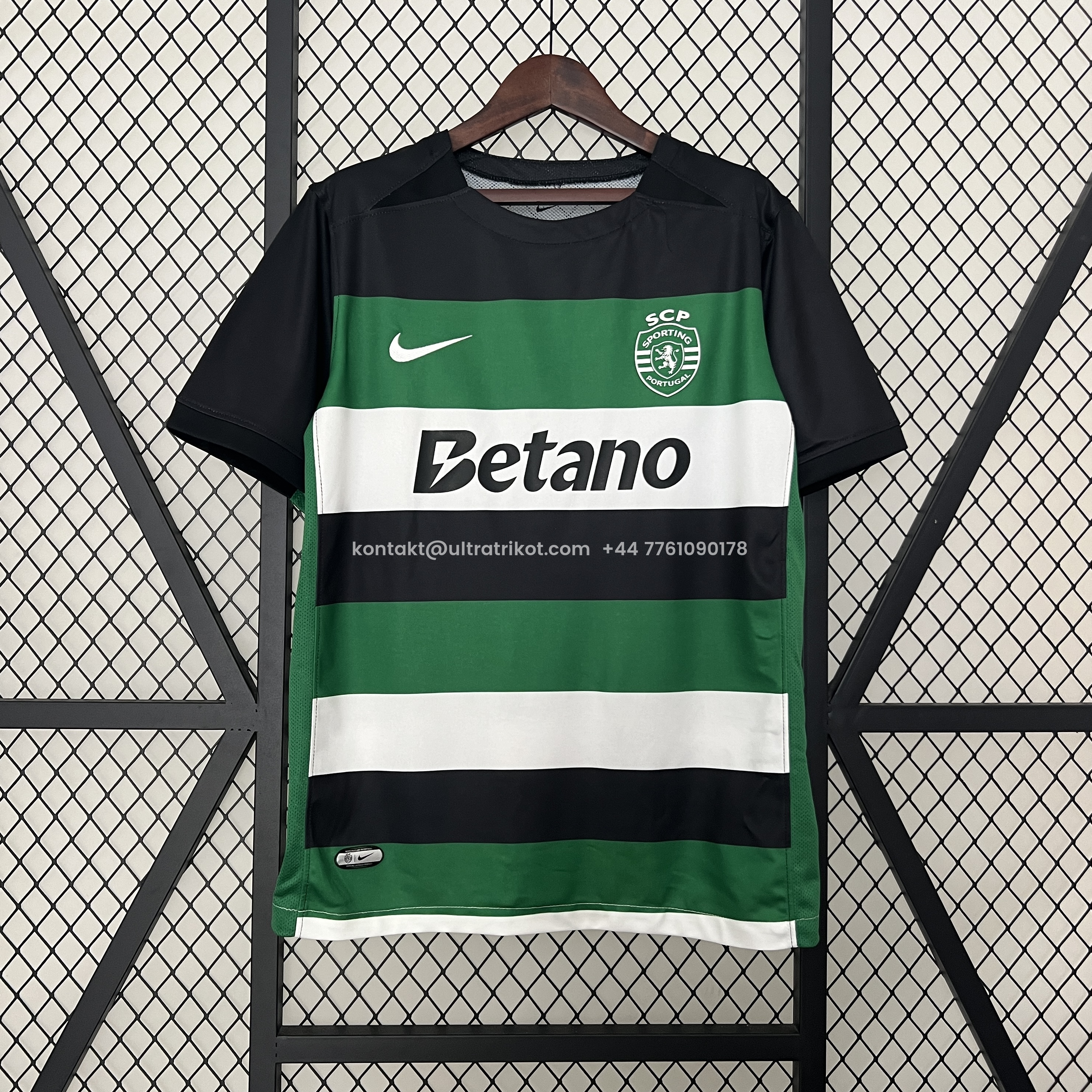 UltraTrikot-Sporting CP Portugal 24-25 Home Jersey - Fans Version - Champion Version