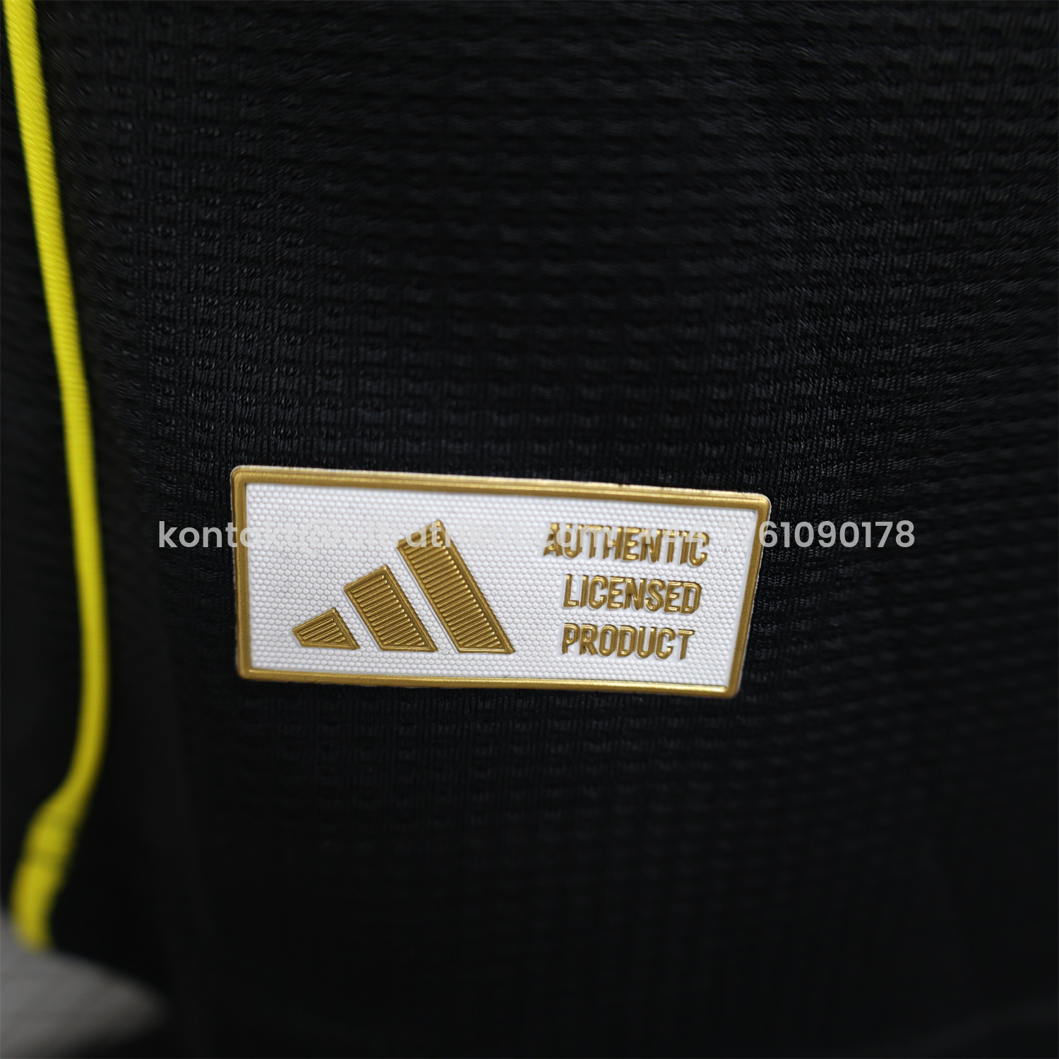 UltraTrikot-Algeria 25-26 Pure Black Jersey with Yellow Line - Player Version