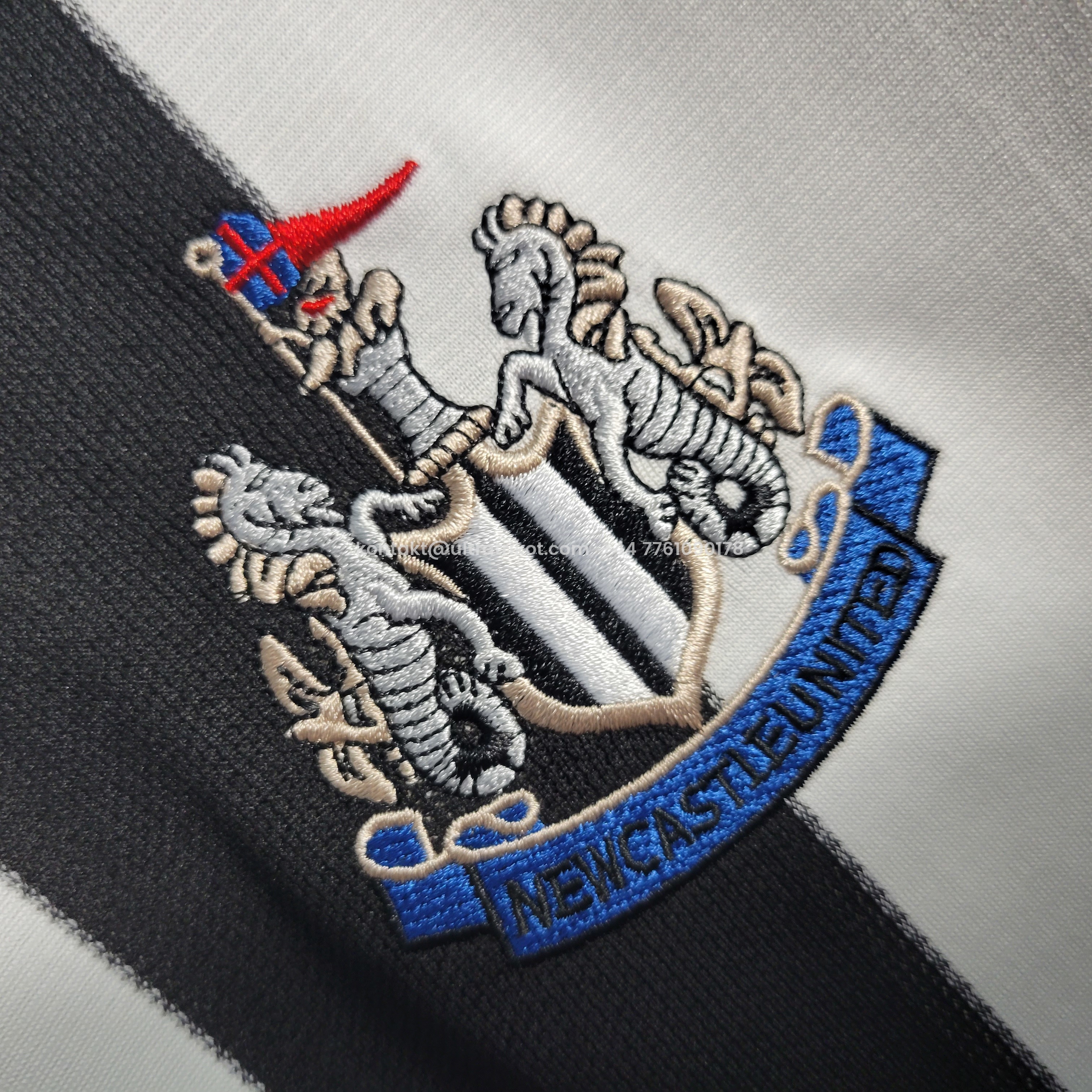 UltraTrikot-Retro Newcastle United 1995-97 Home Long Sleeve Jersey