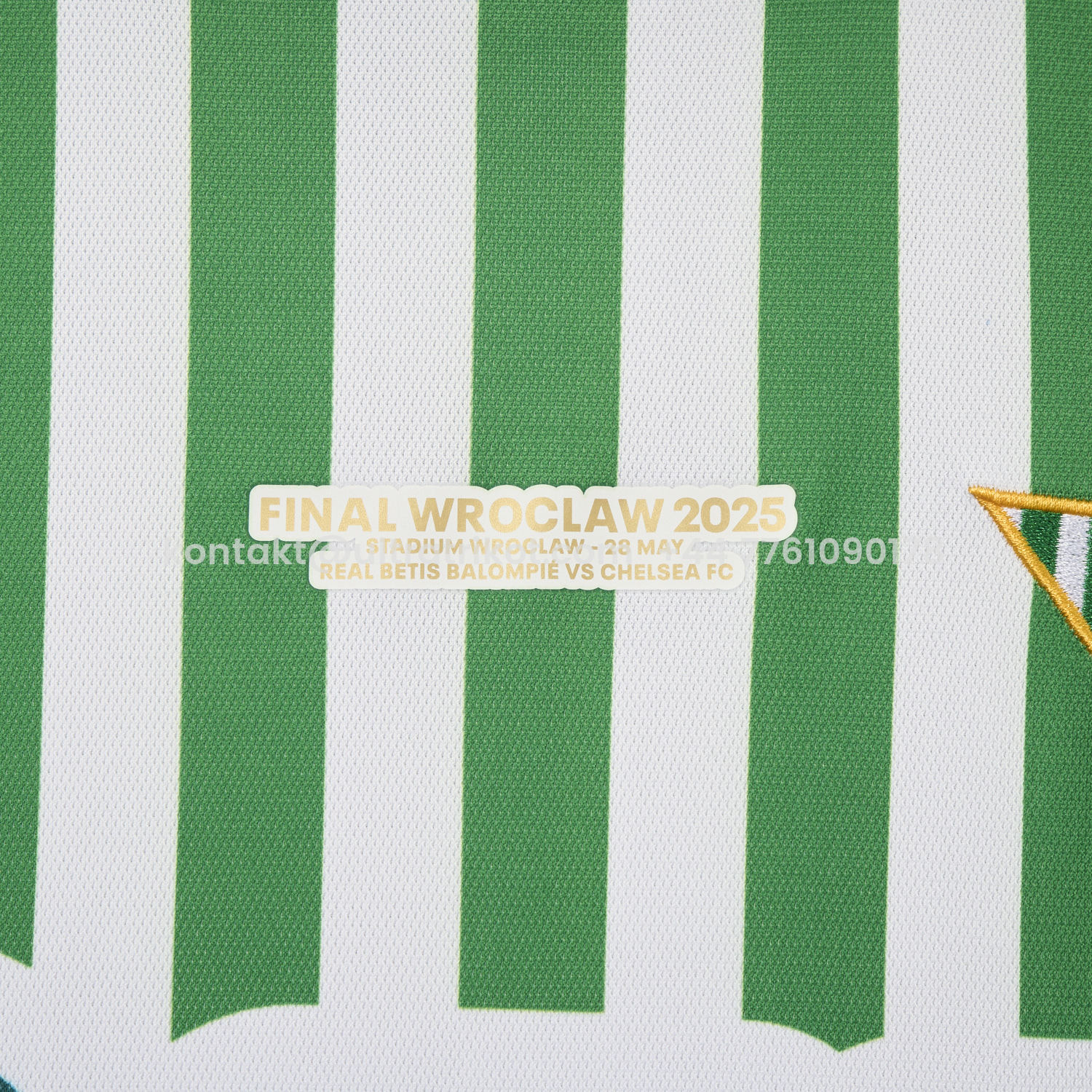 UltraTrikot-Real Betis 2025 Conference League Final Special Jersey - Fans Version