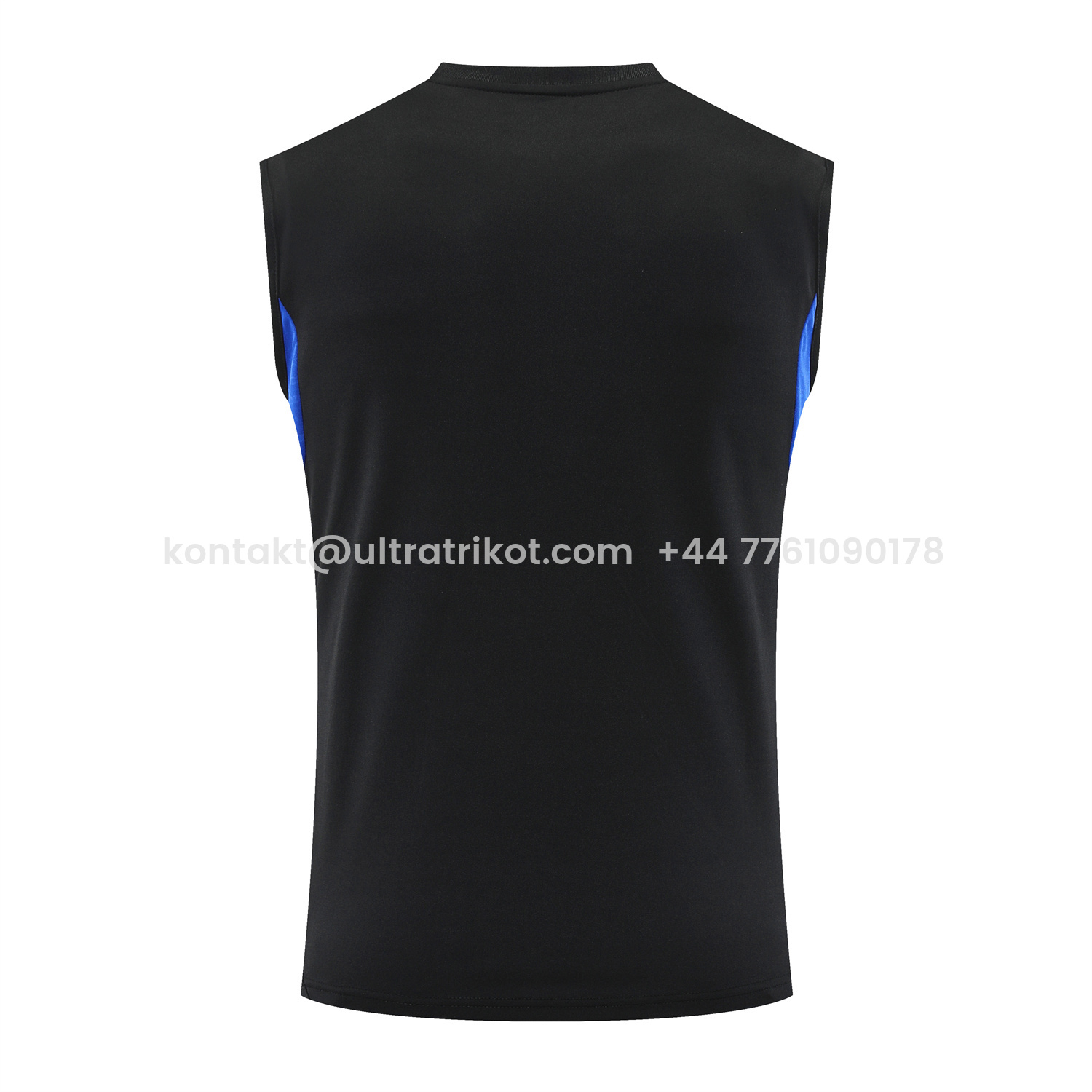 UltraTrikot-Manchester United 25-26 Vest Training Set - Black And Light Grey Vest & Black Shorts