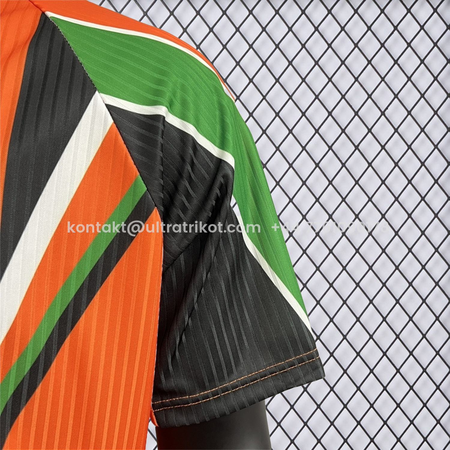 UltraTrikot-Retro Ireland 1996-97 Away Orange Jersey