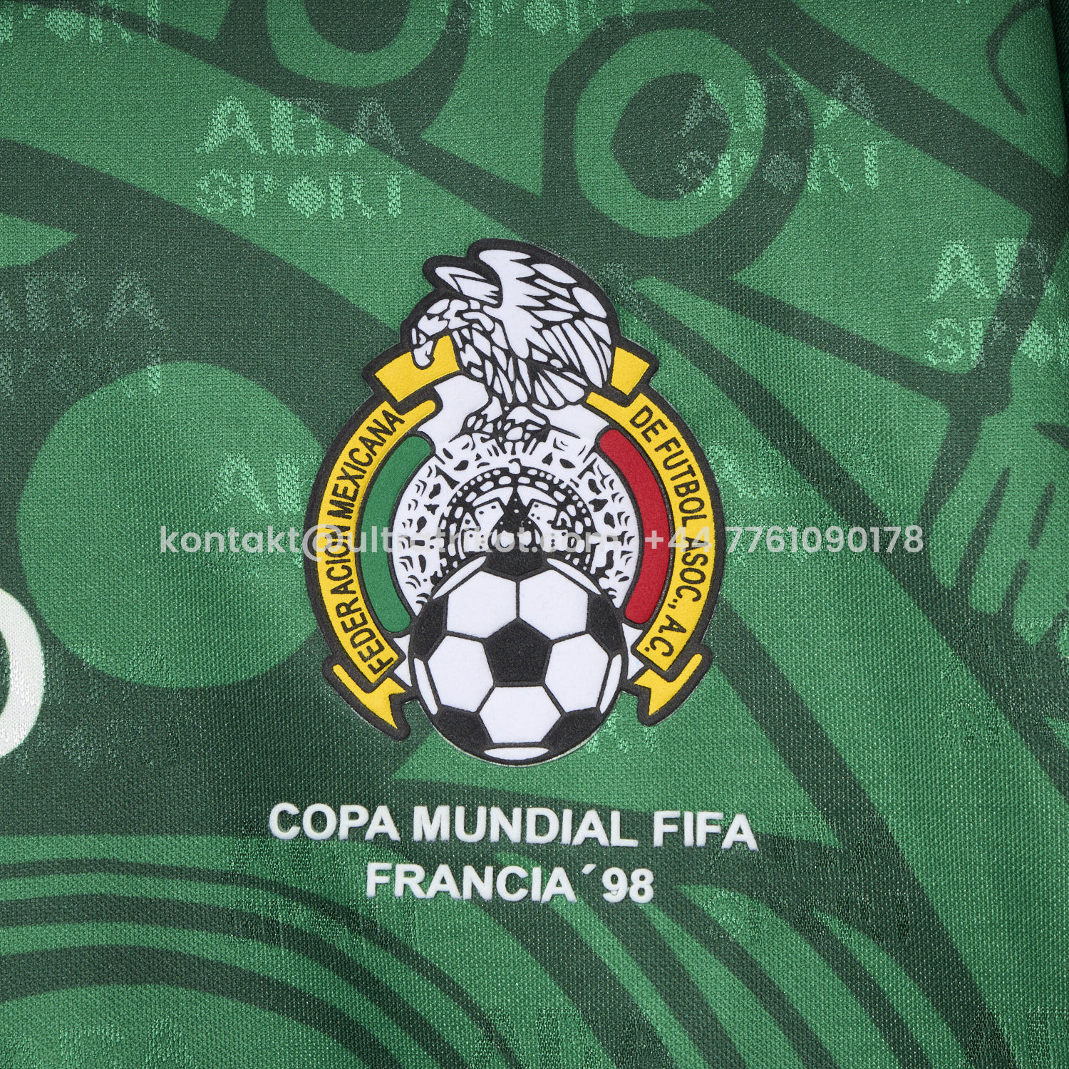 UltraTrikot-Retro Mexico 1998 Home Jersey