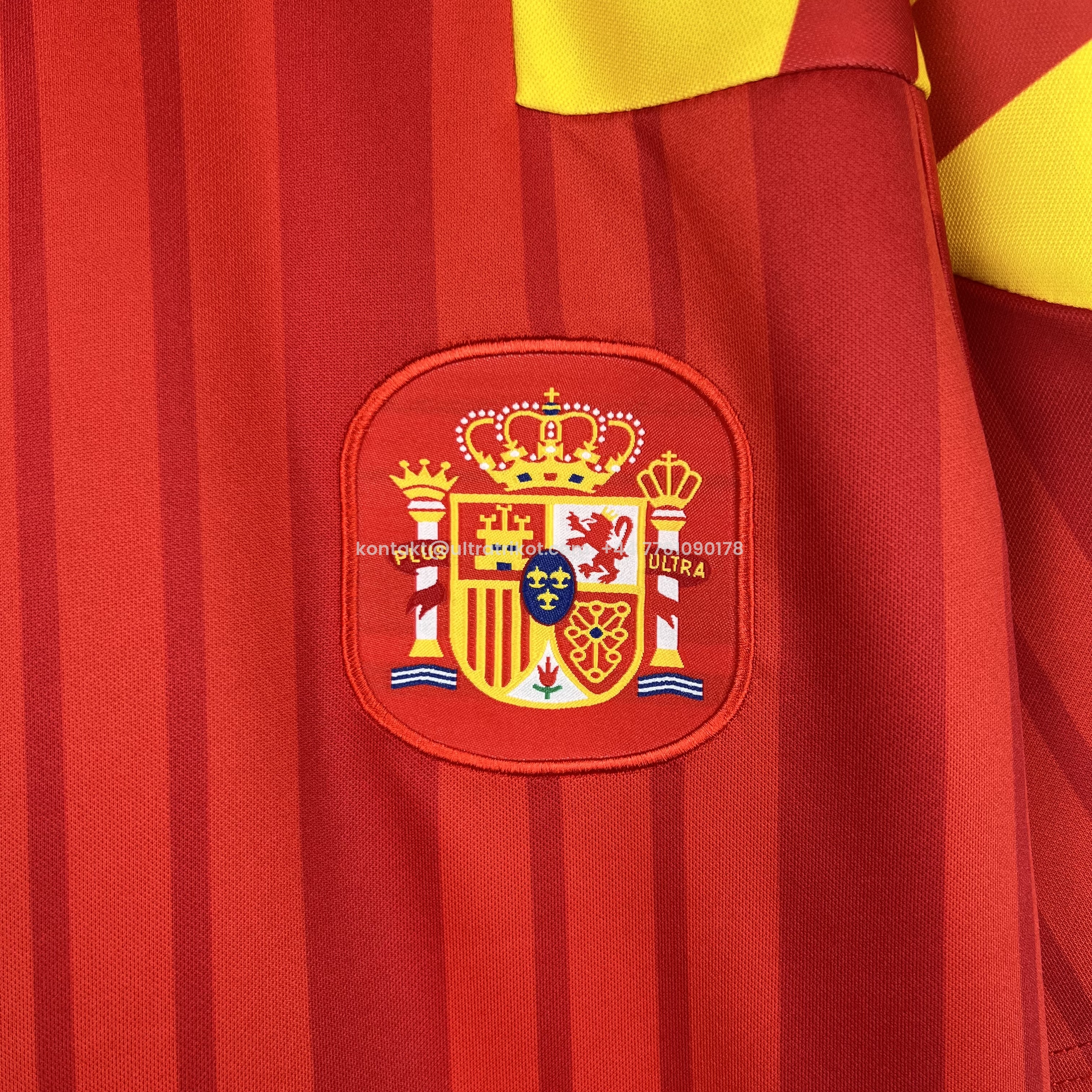 UltraTrikot-Retro Spain 1992 Home Stadium Jersey