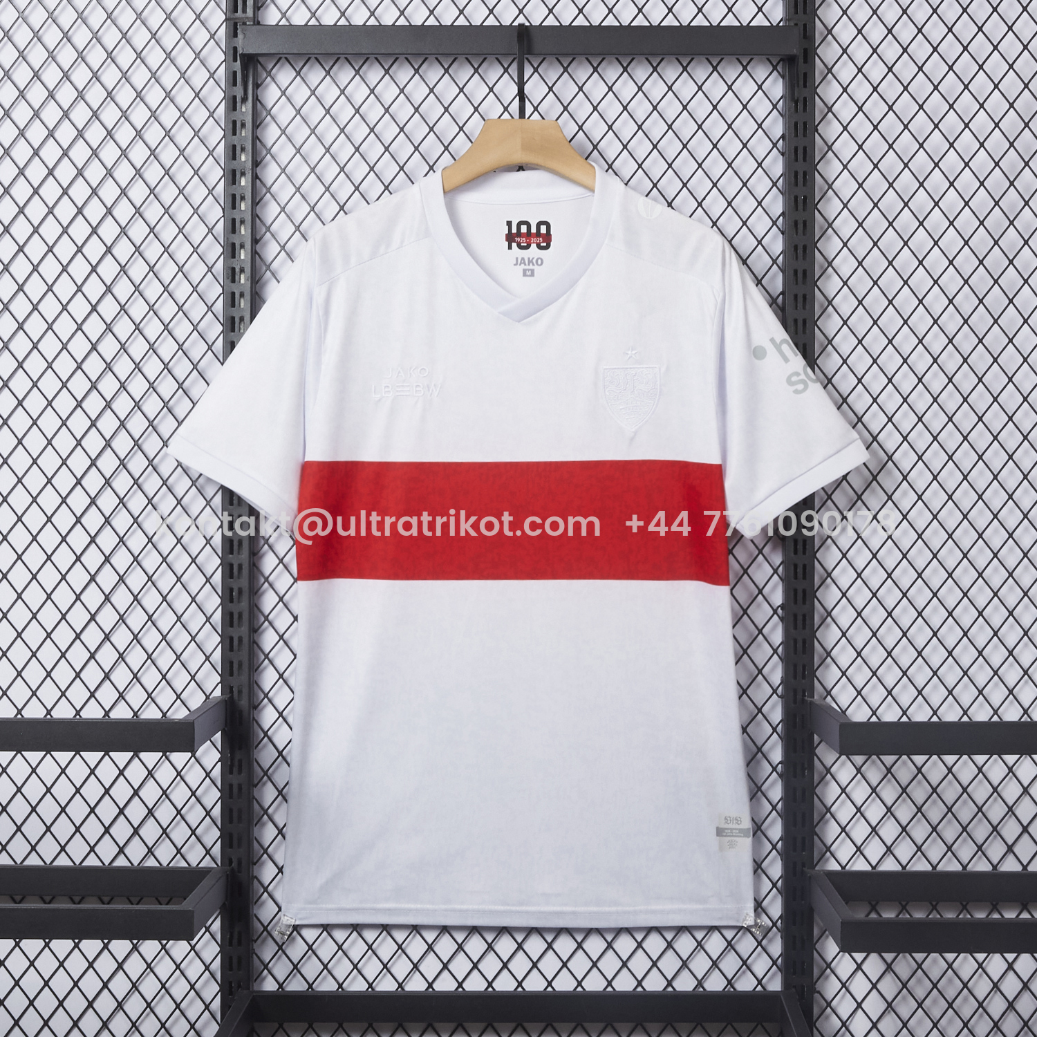 UltraTrikot-【Embroidered Team Badge】Stuttgart 25-26 100th Anniversary Jersey - Fans Version