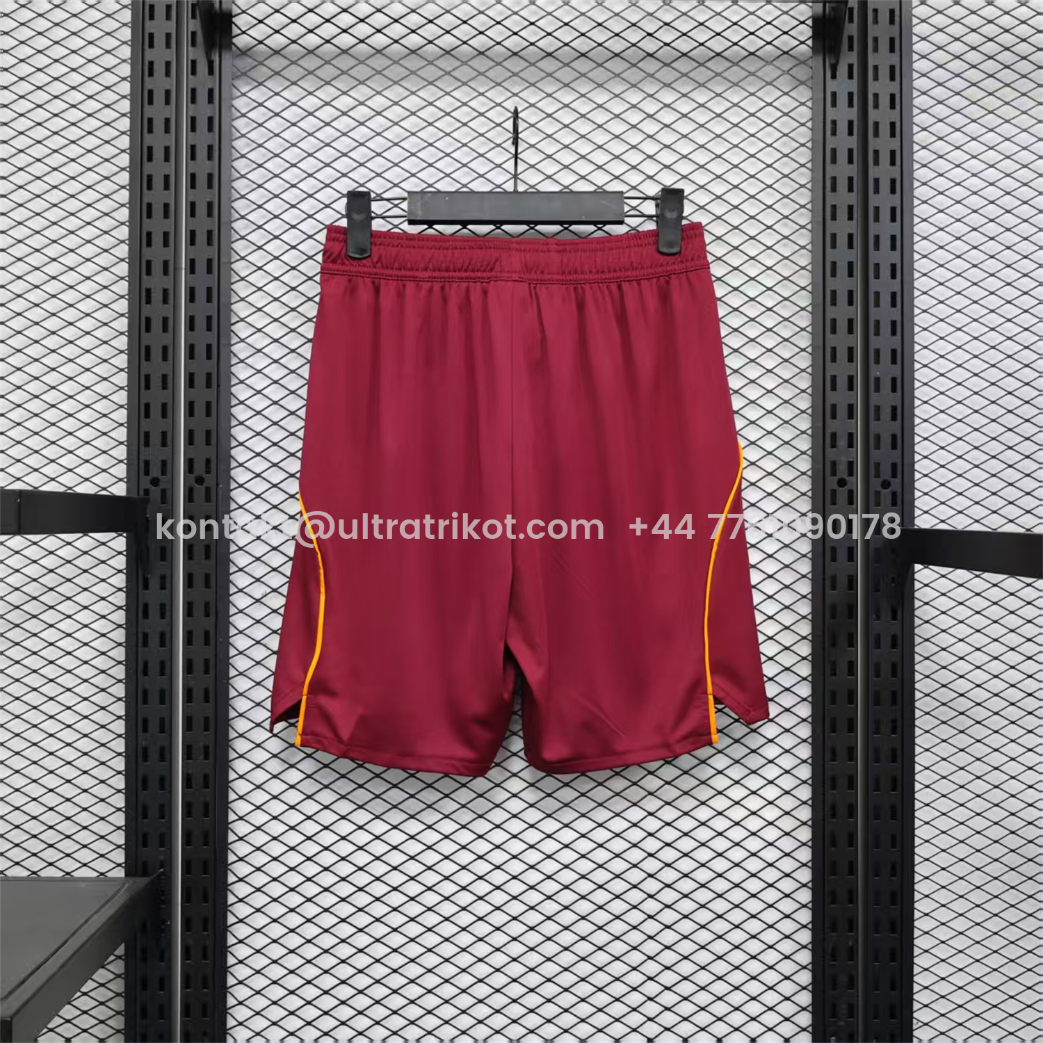 UltraTrikot-Roma 25-26 Home Red Shorts - Player Version