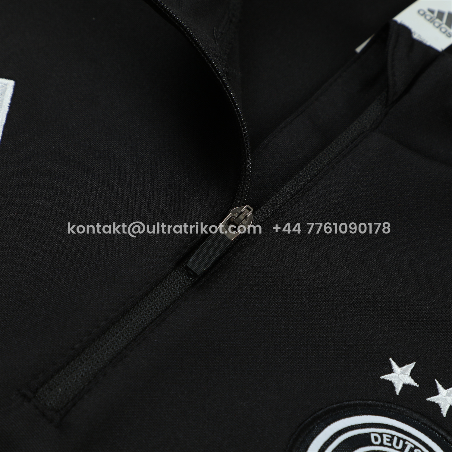 UltraTrikot-Germany 2026 Long Sleeve Training Set - Black Top & Pants