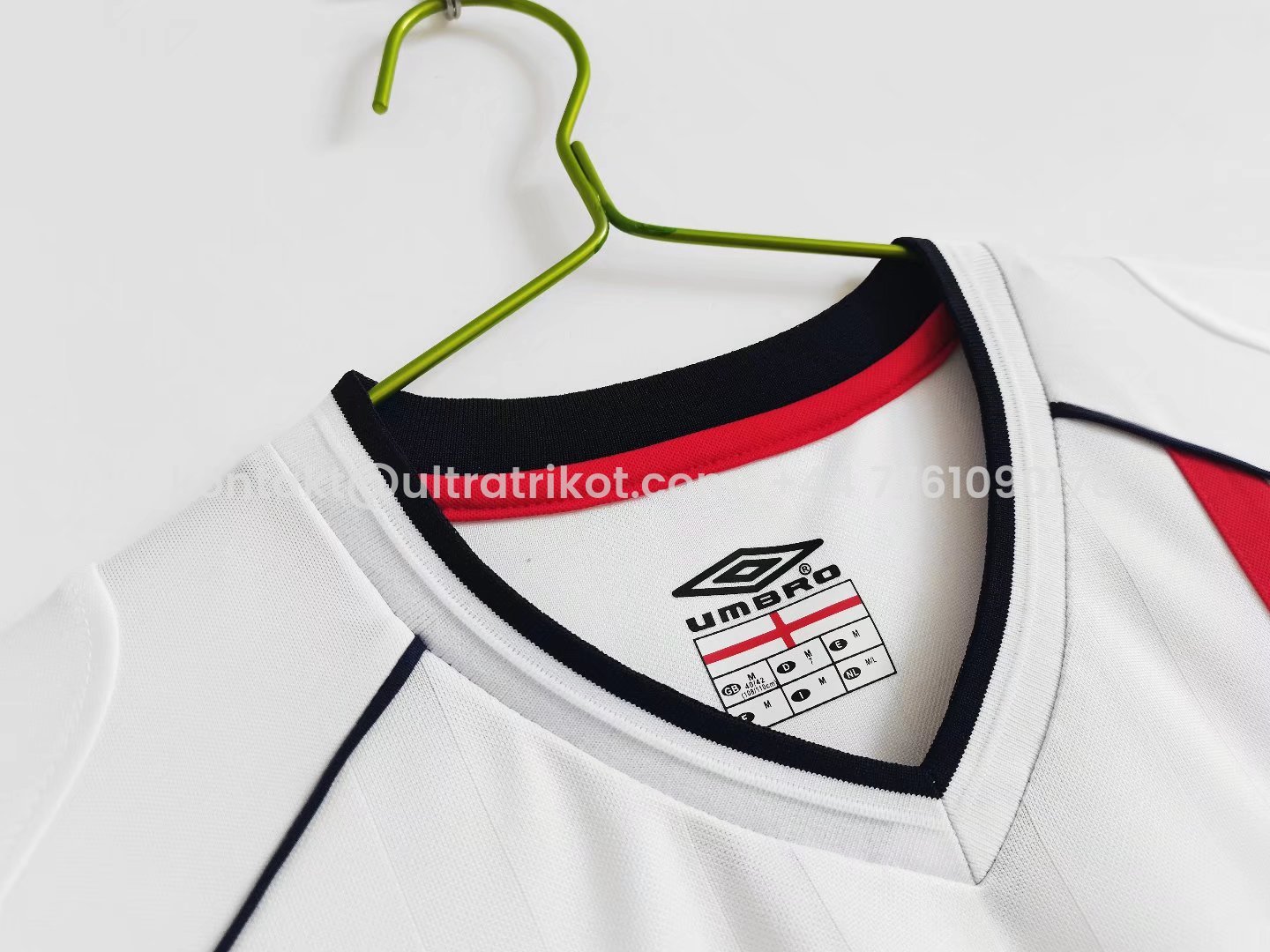 UltraTrikot-Retro England 2002 Home Stadium Jersey