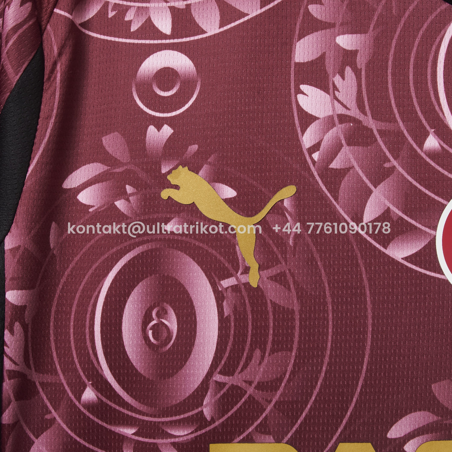 UltraTrikot-Galatasaray 25-26 Third Long Sleeves Jersey with Five Stars - Fans Version